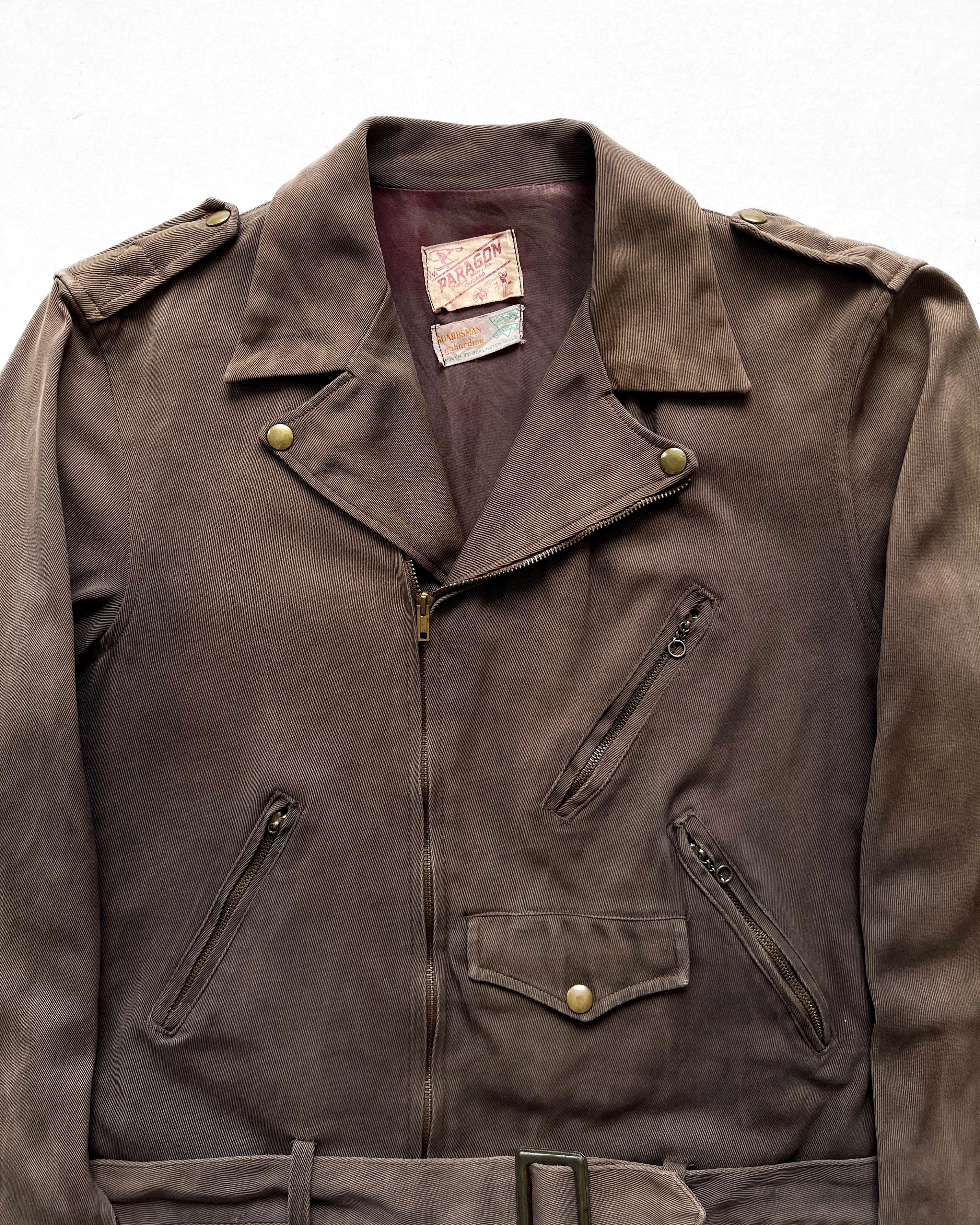 1940S PARAGON GABARDINE ROCKABILLY JACKET (M)