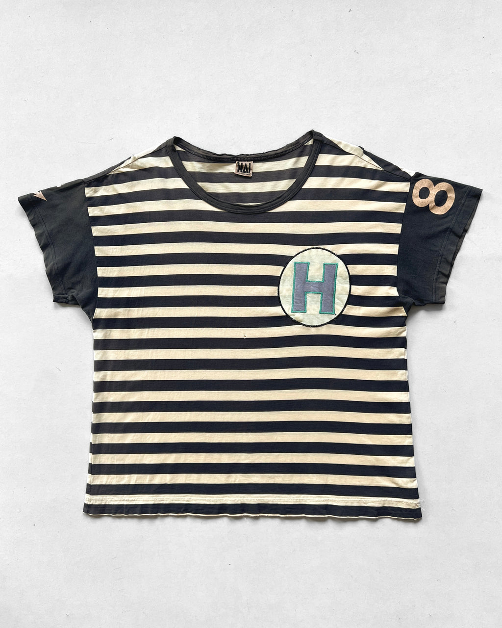 1980S HAI ISSEY MIYAKE STUDIO STRIPES TEE (L)
