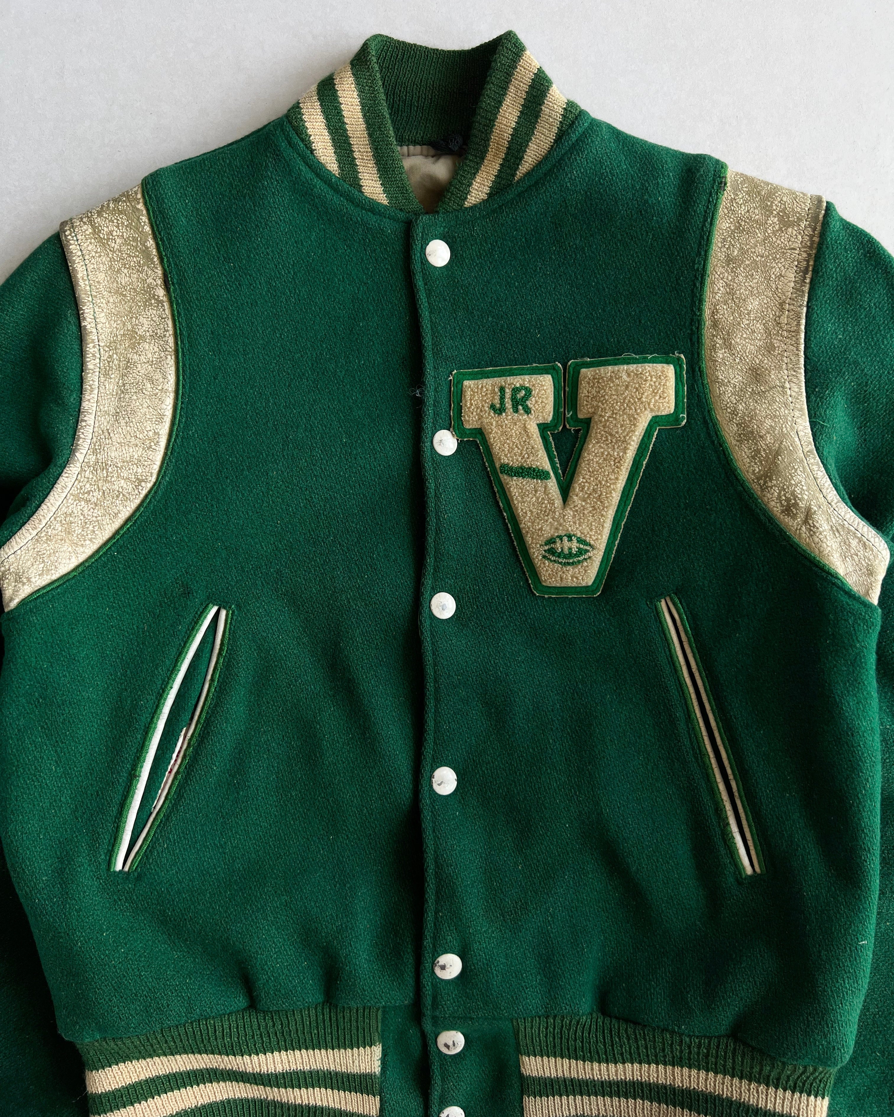 1960S 'V' LETTERMAN REVERSIBLE VARSITY JACKET (M)