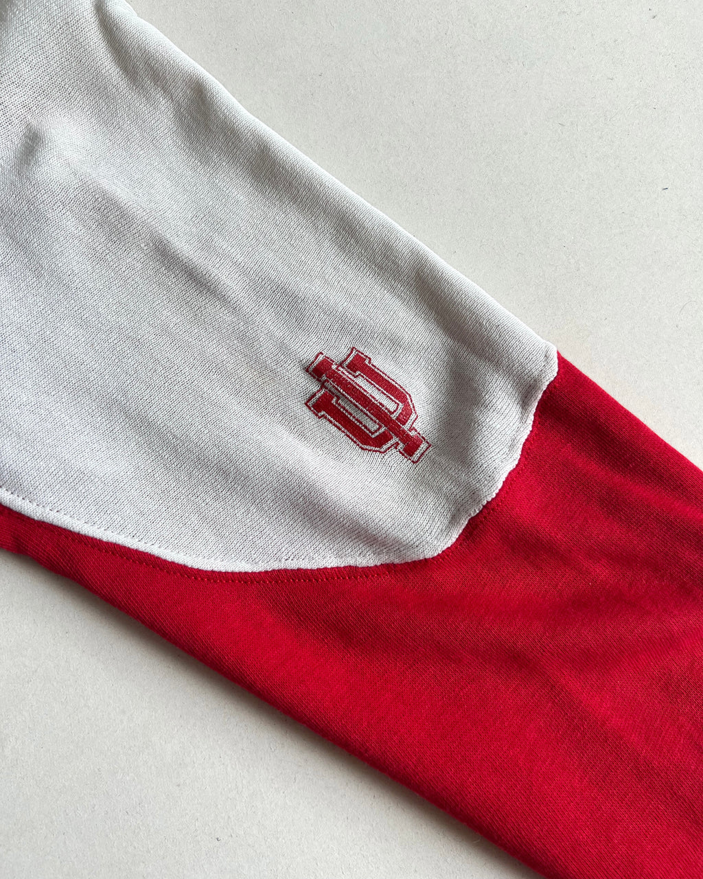 1980S TWO-TONE 'INDIANA UNIVERSITY' SWEATSHIRT (L)