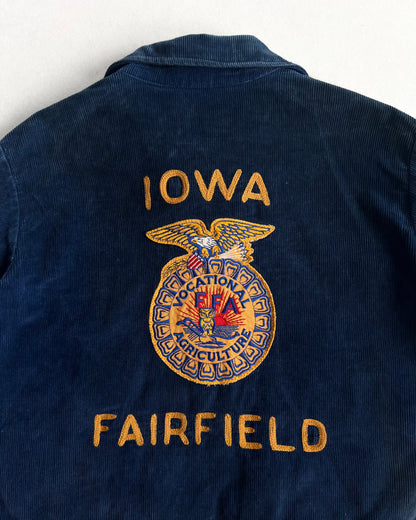 1960S FFA 'IOWA FAIRFIELD' CORDUROY JACKET (L)