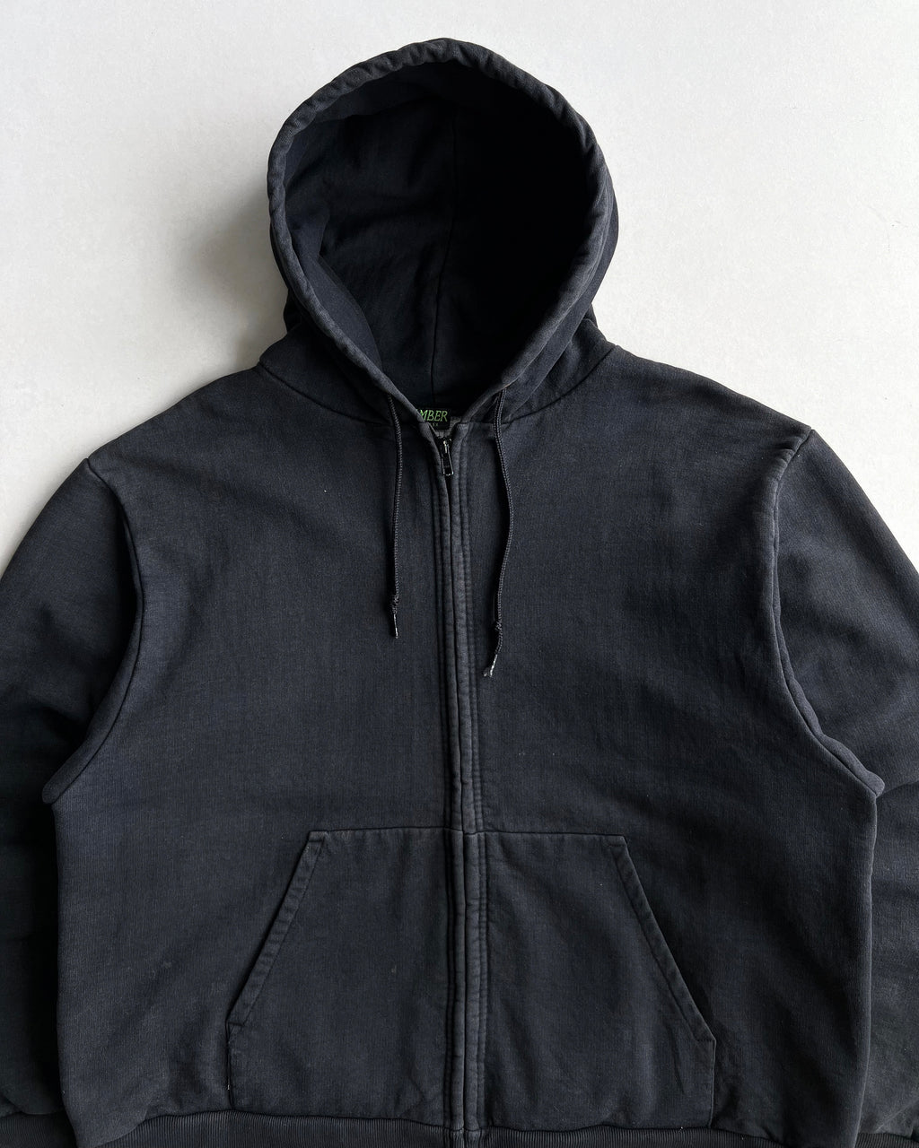 1990S CAMBER HEAVYWEIGHT THERMAL LINED ZIP-UP HOODIE (L)
