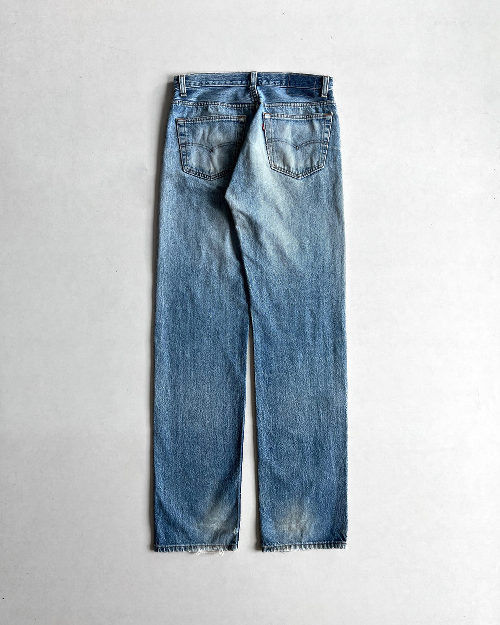 1980S FADED WASHED LEVI'S 501 REPAIRED JEANS (31)