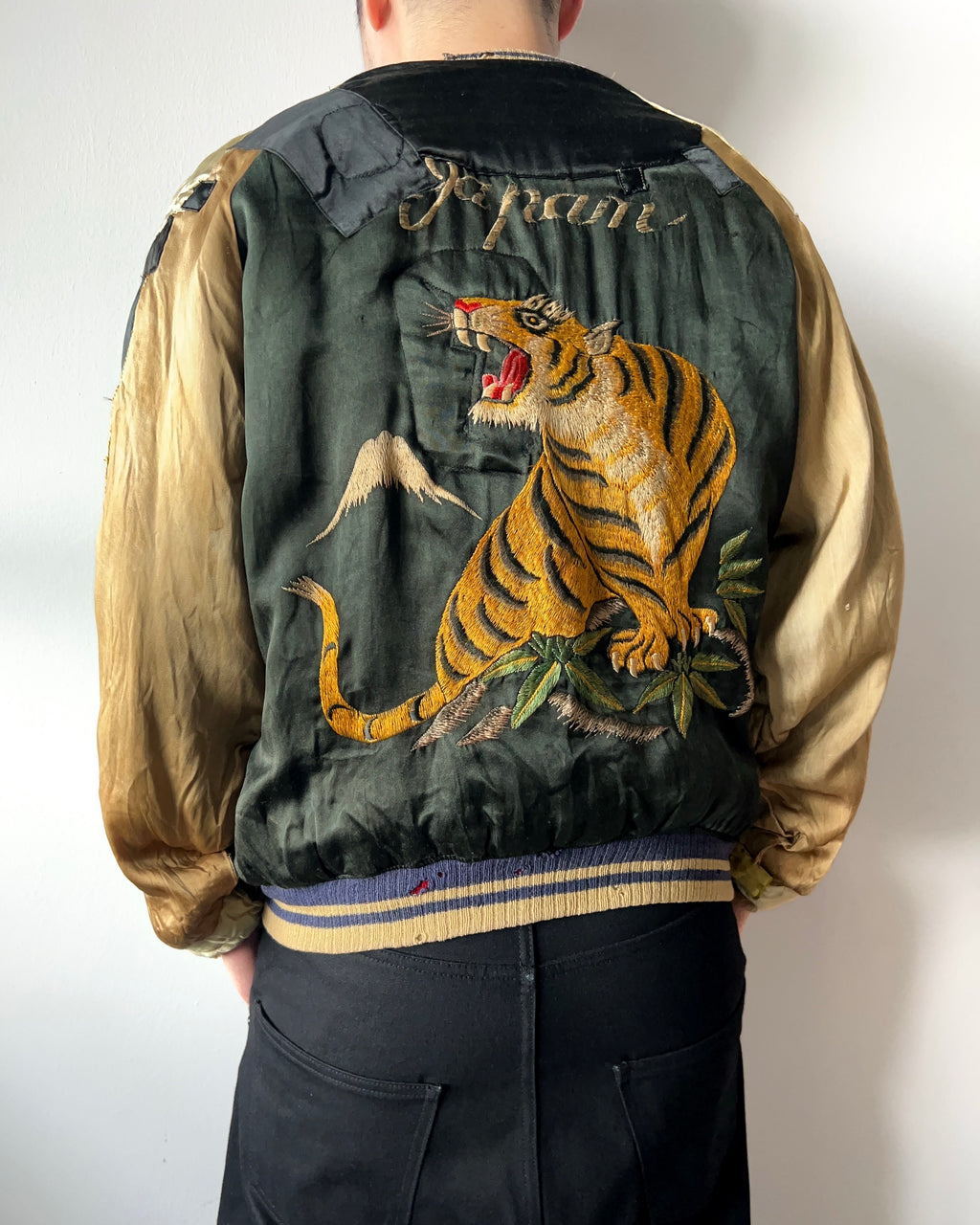 1950S MULTICOLOUR JAPAN REVERSIBLE SUKAJAN (L)