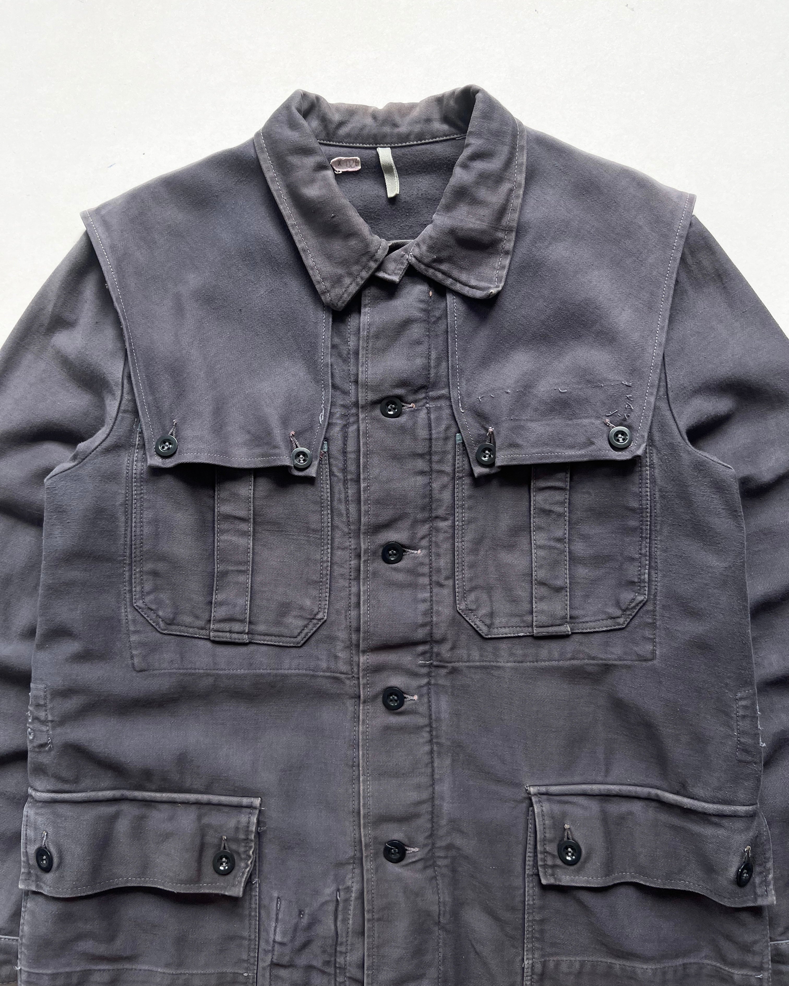 1970S GERMAN MILITARY MOLESKIN JACKET (L)