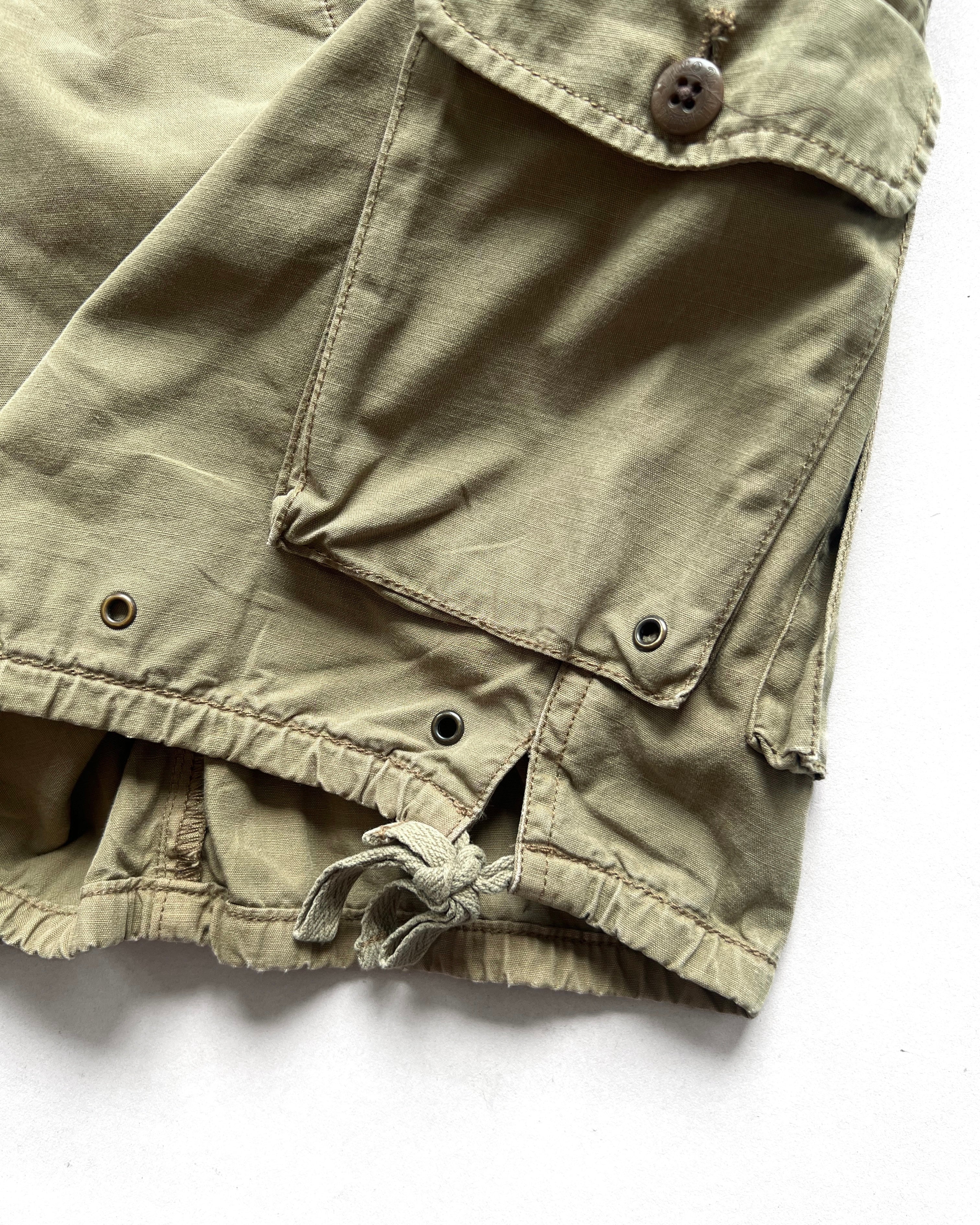 1990S RALPH LAUREN MULTI-POCKETS CARGO SHORTS (33)