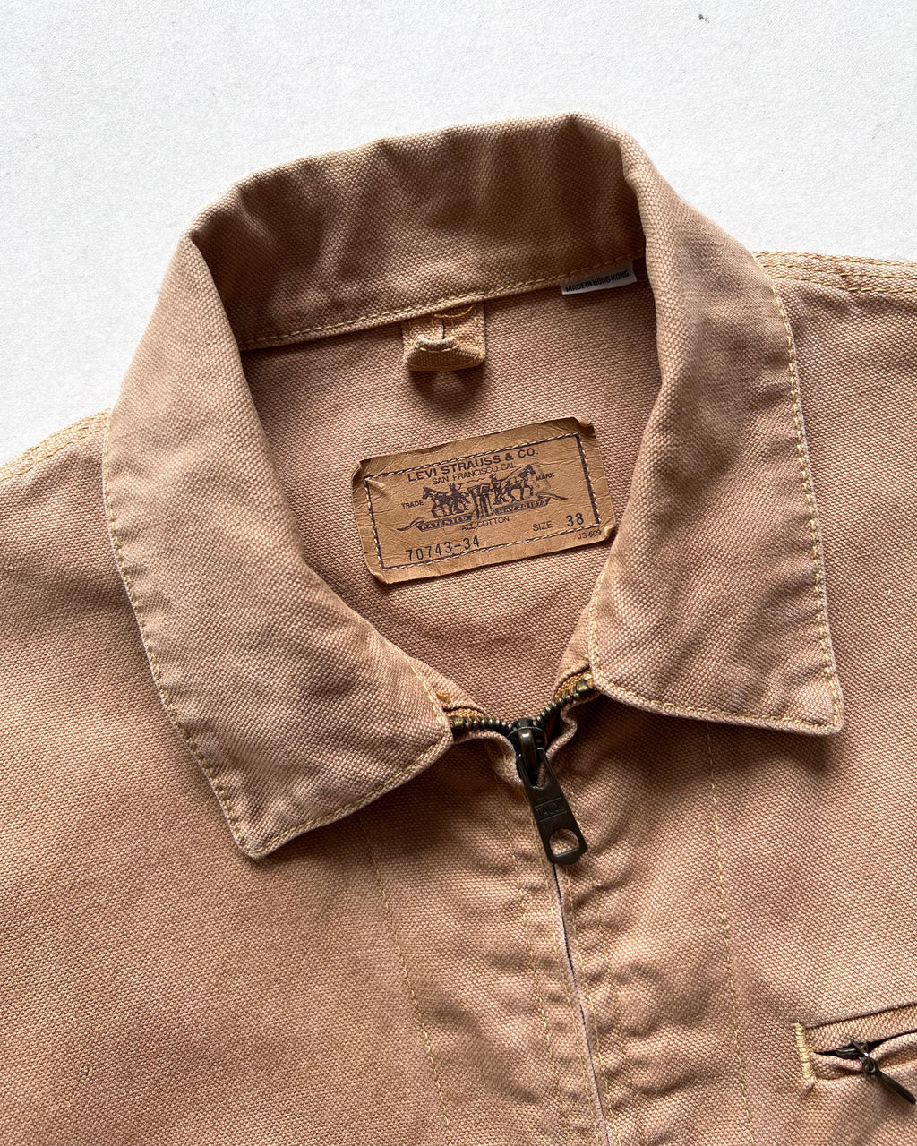 1990S LEVI'S WORKERS WORK JACKET (L)