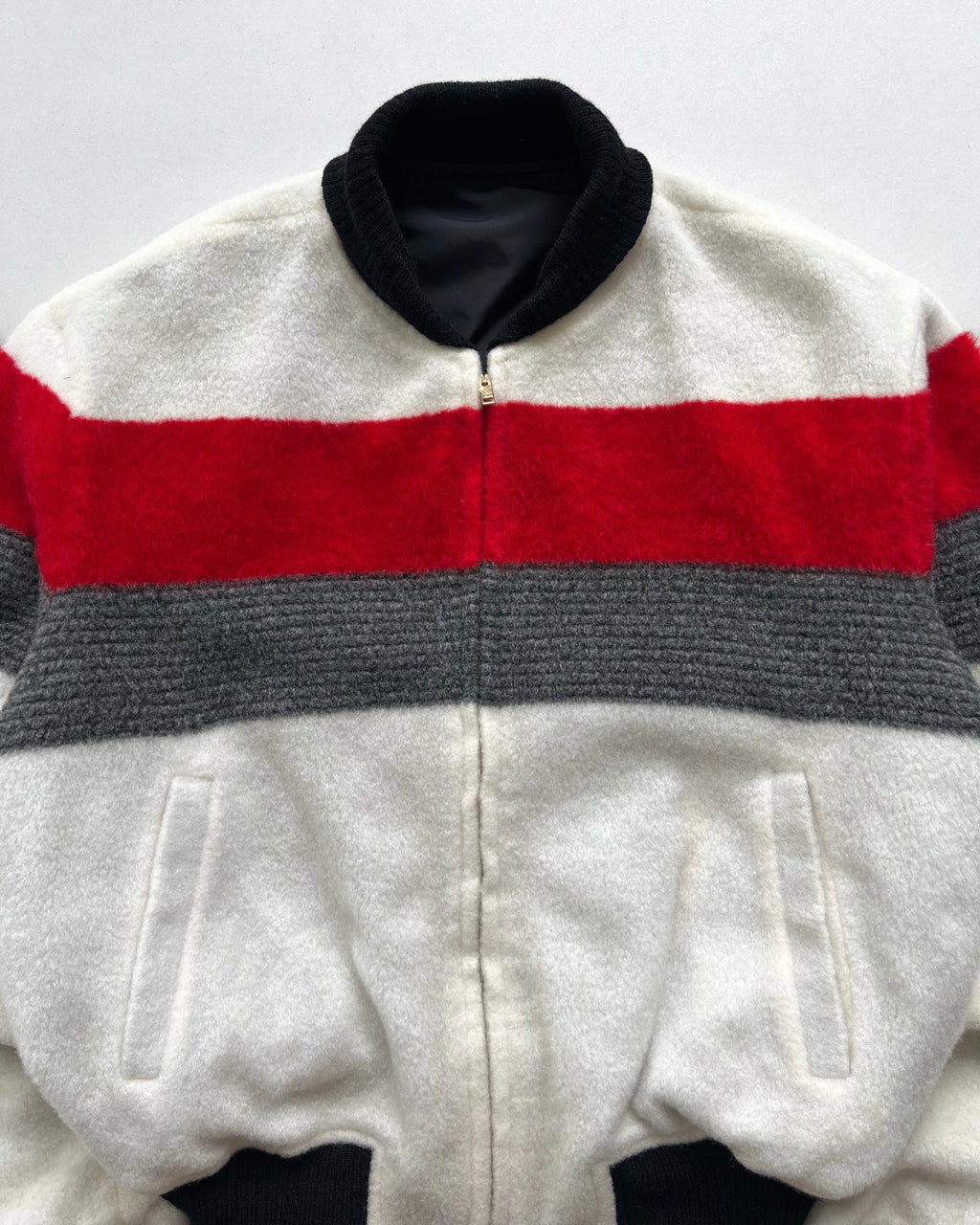 1950S MCGREGOR RIVERSIBLE NYLON BOMBER JACKET (L)