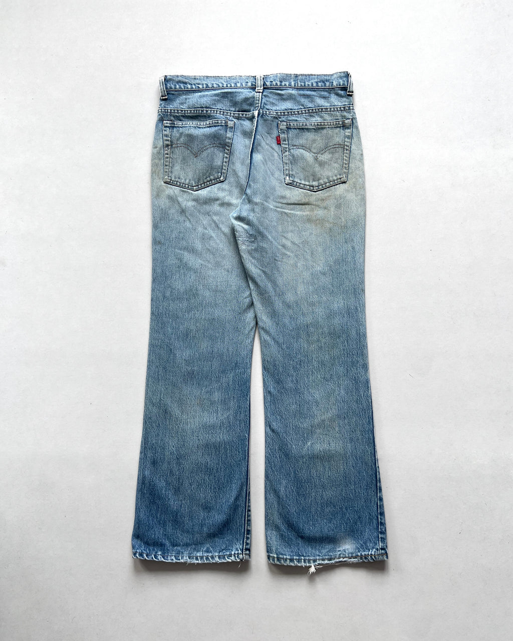 1970S FADED LEVI'S 517 FLARE JEANS (33)
