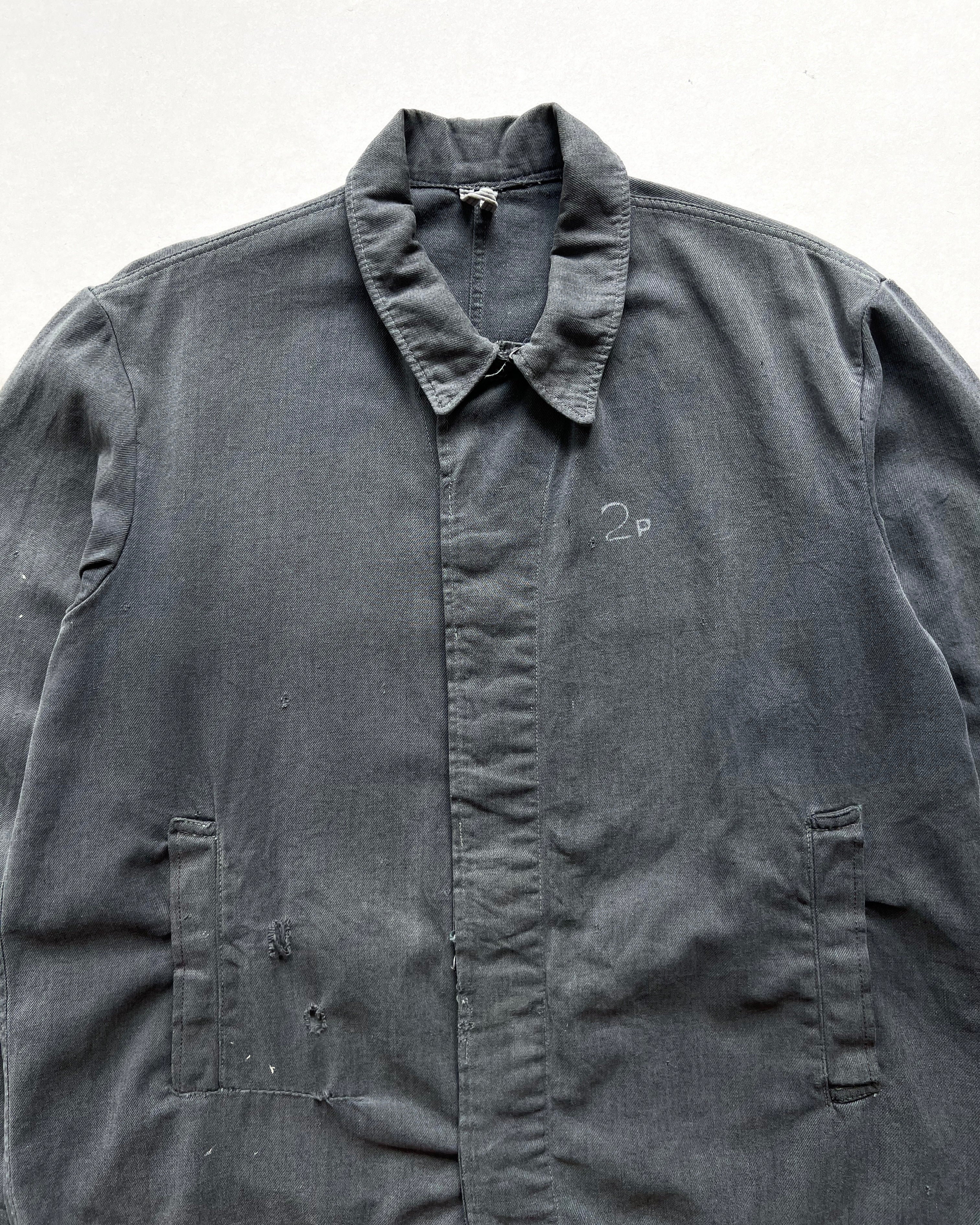 1950S STENCILLED EUROPE WORK JACKET (L)