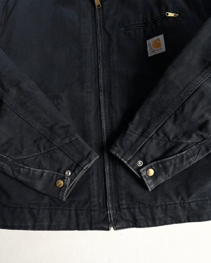 1990S BLACK CARHARTT DETROIT WORK JACKET (M/L)