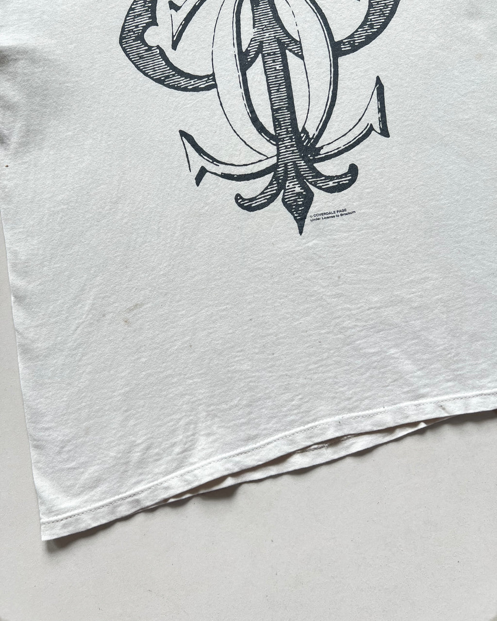 1993 COVERDALE/PAGE JAPAN TOUR BROCKUM TEE (L)