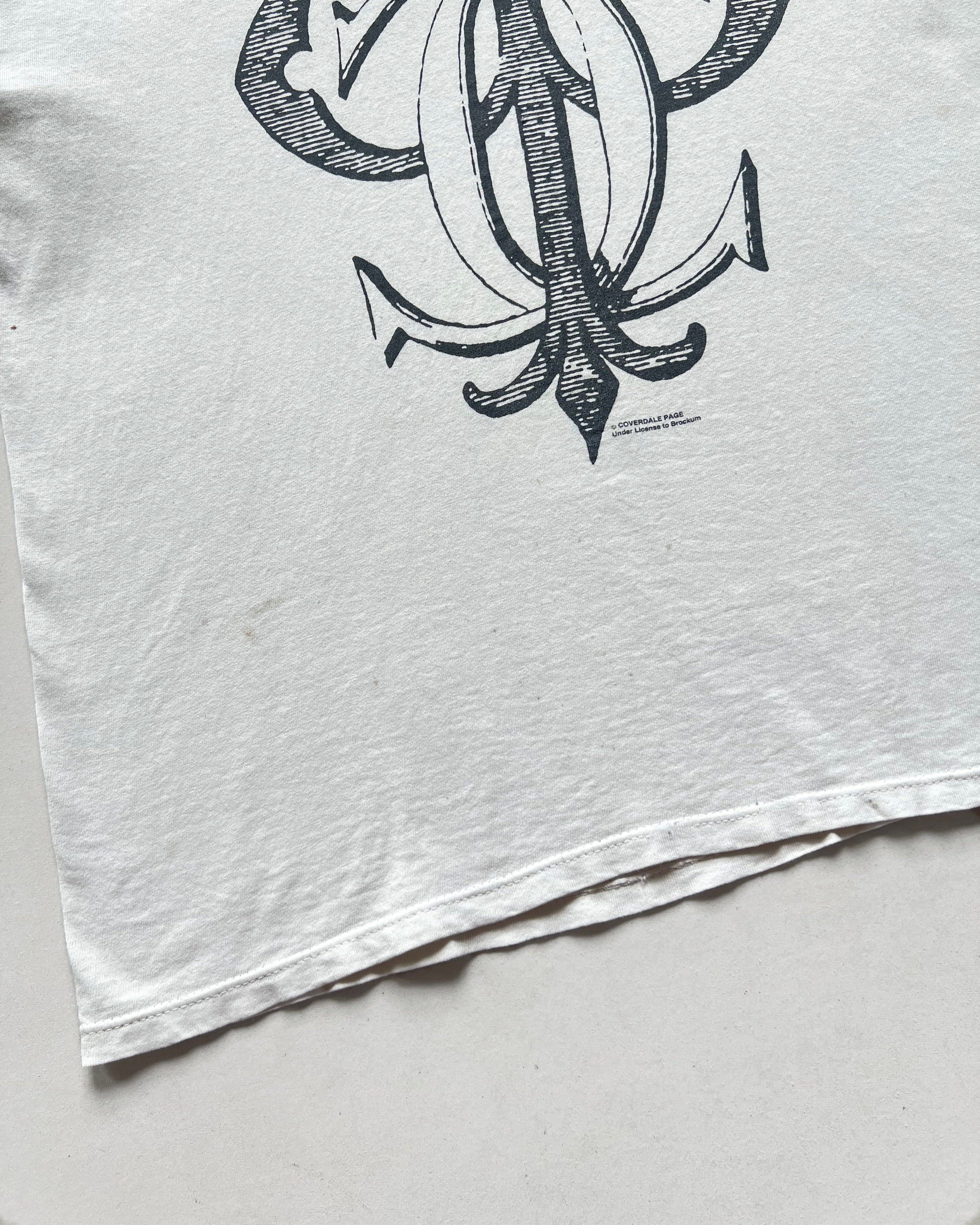 1993 COVERDALE/PAGE JAPAN TOUR BROCKUM TEE (L)