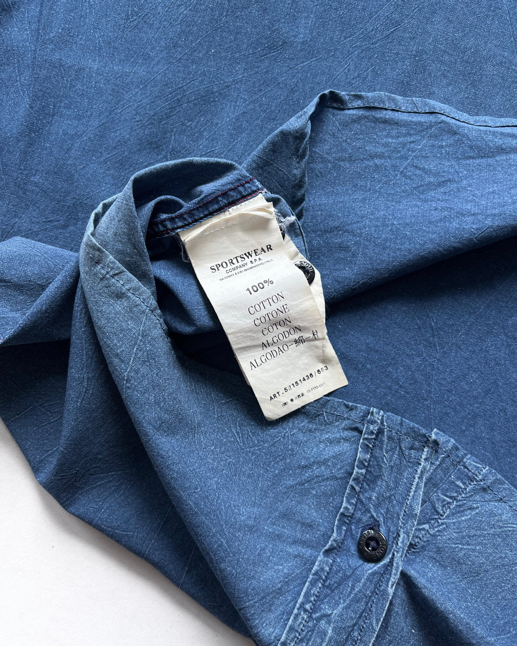 2010 SPRING/SUMMER STONE ISLAND UTILITY SHIRT (M)