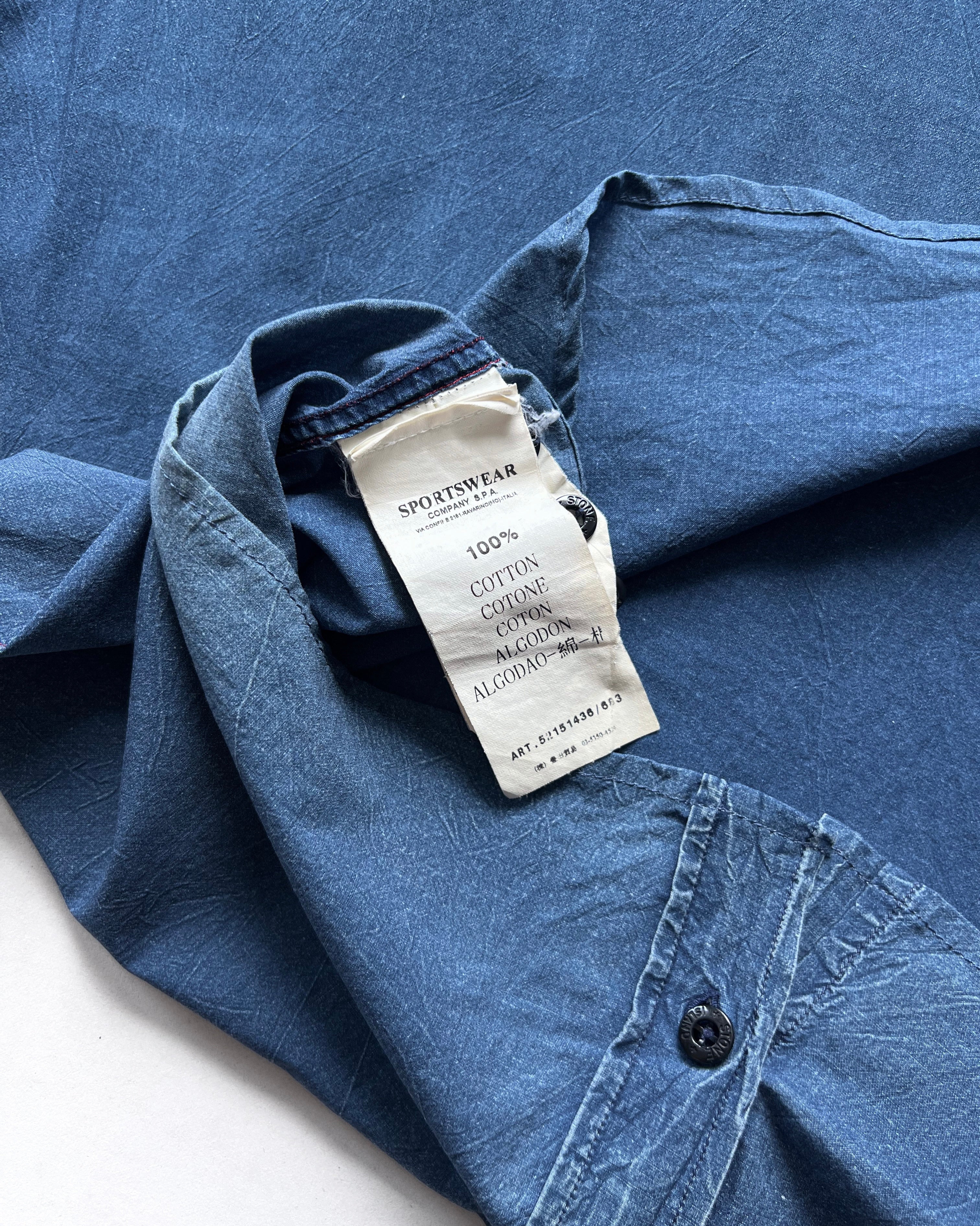 2010 SPRING/SUMMER STONE ISLAND UTILITY SHIRT (M)