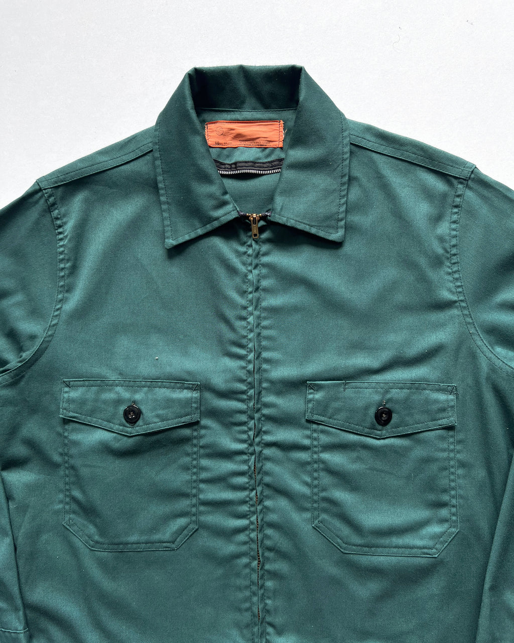 1960S EMERALD GREEN DOUBLE WORK JACKET (L)