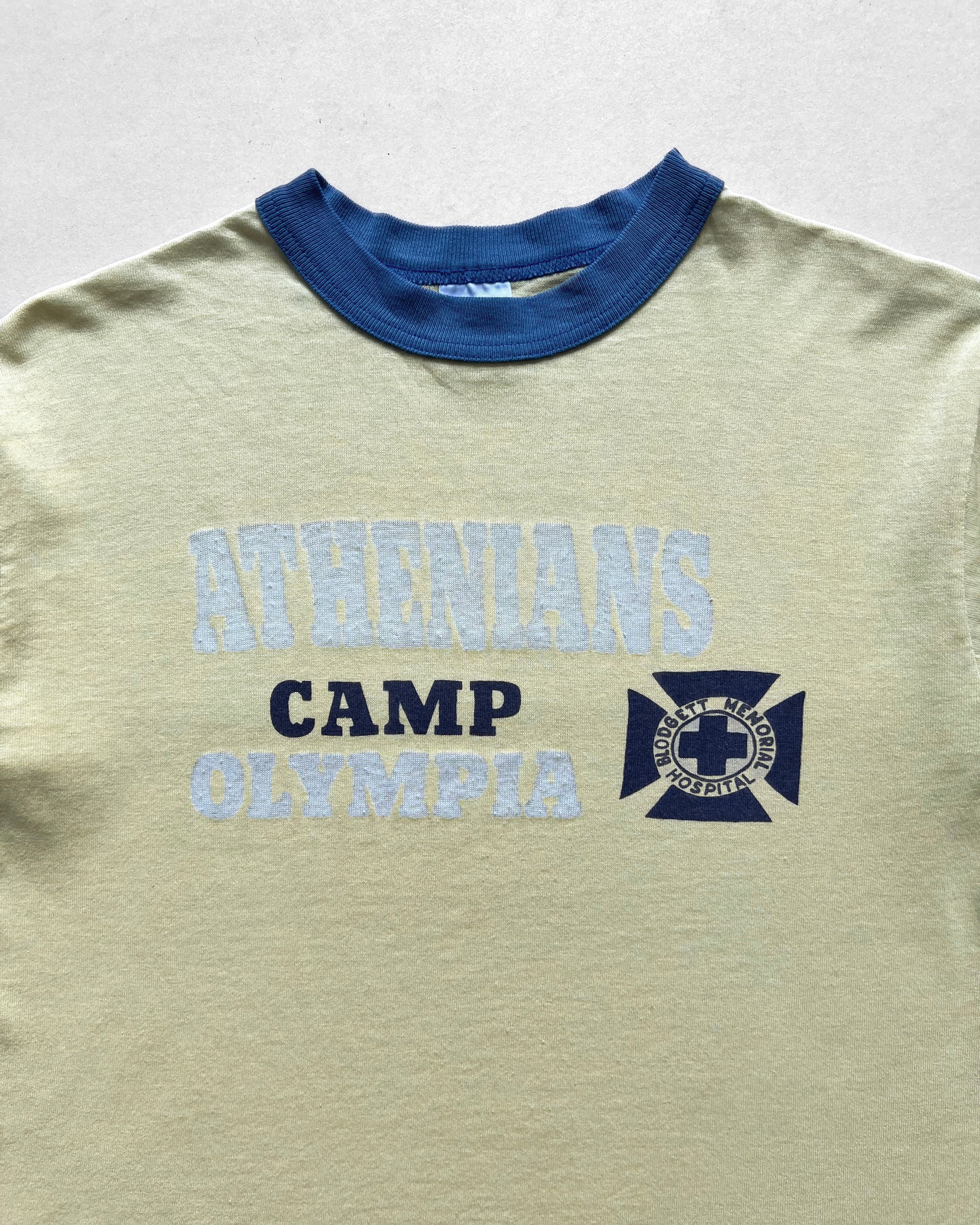 1990S 'ANTHENIANS CAMP OLYMPIA' RINGER TEE (S)