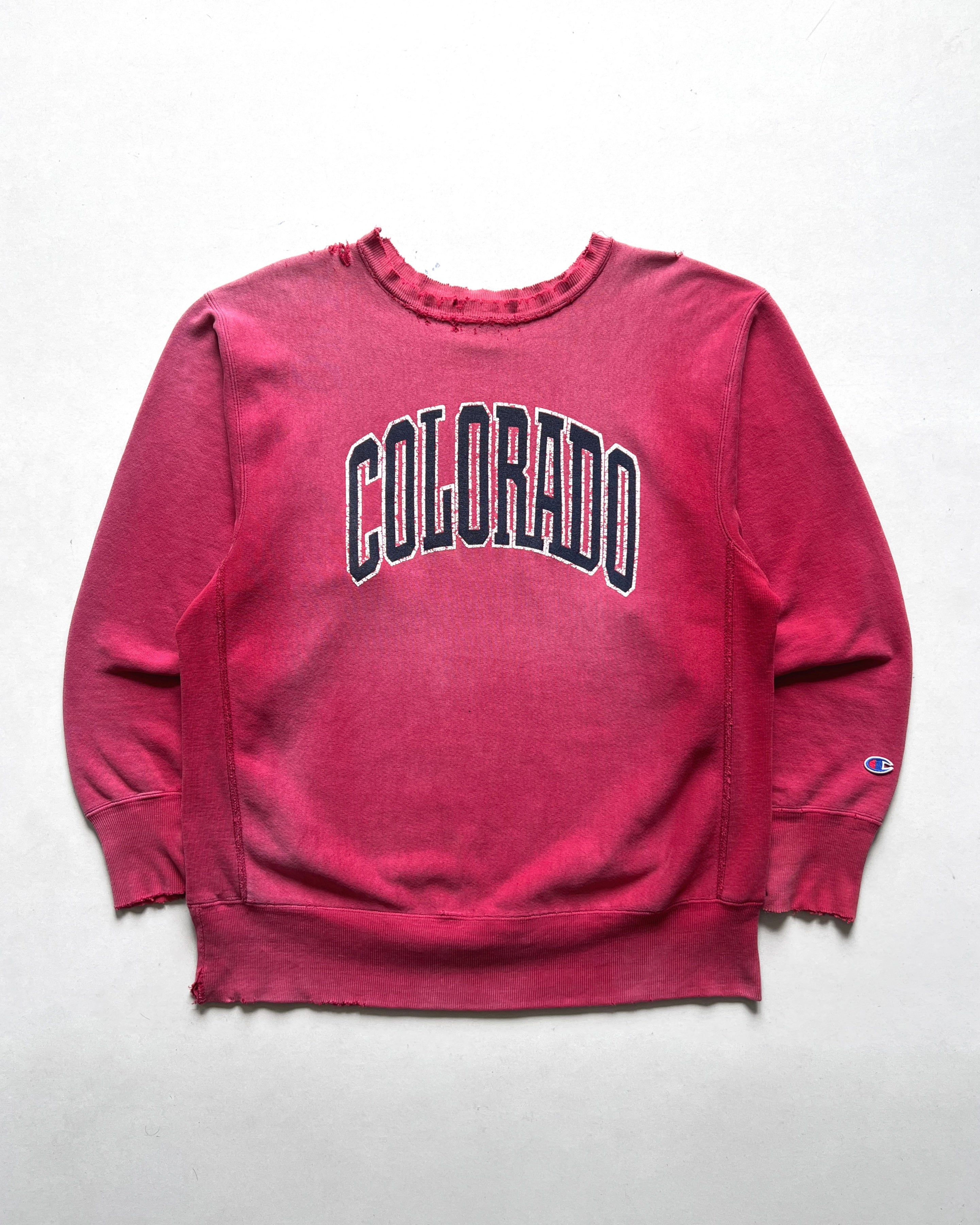 1990S FADED CHAMPION 'COLORADO' REVERSE WEAVE SWEATSHIRT (XL)