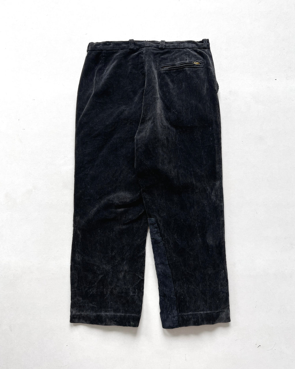 1960S FRENCH LE LABOUREUR CORDUROY DOUBLE KNEE WORK PANTS (35)