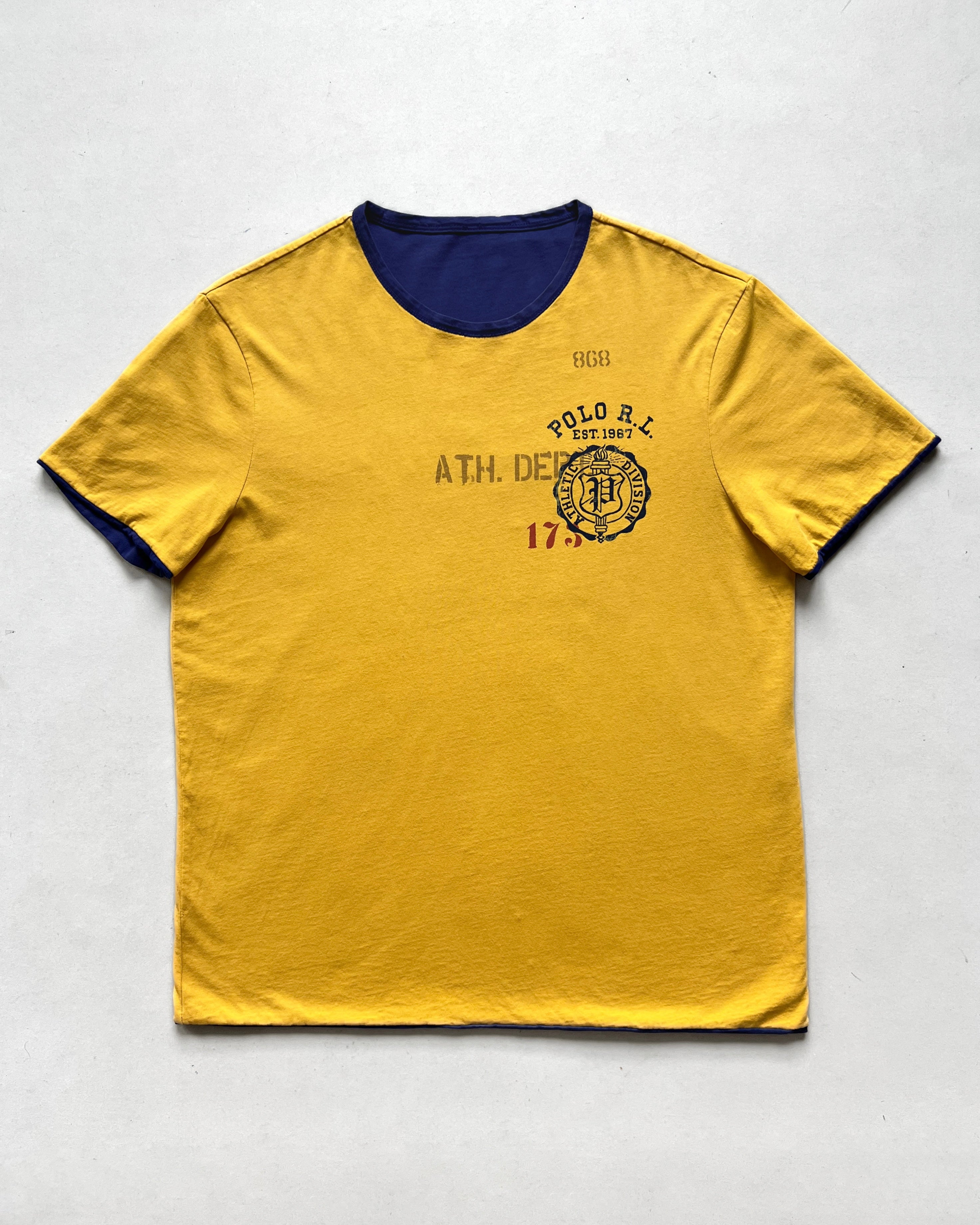 2000S RALPH LAUREN REVERSIBLE TEE (L)