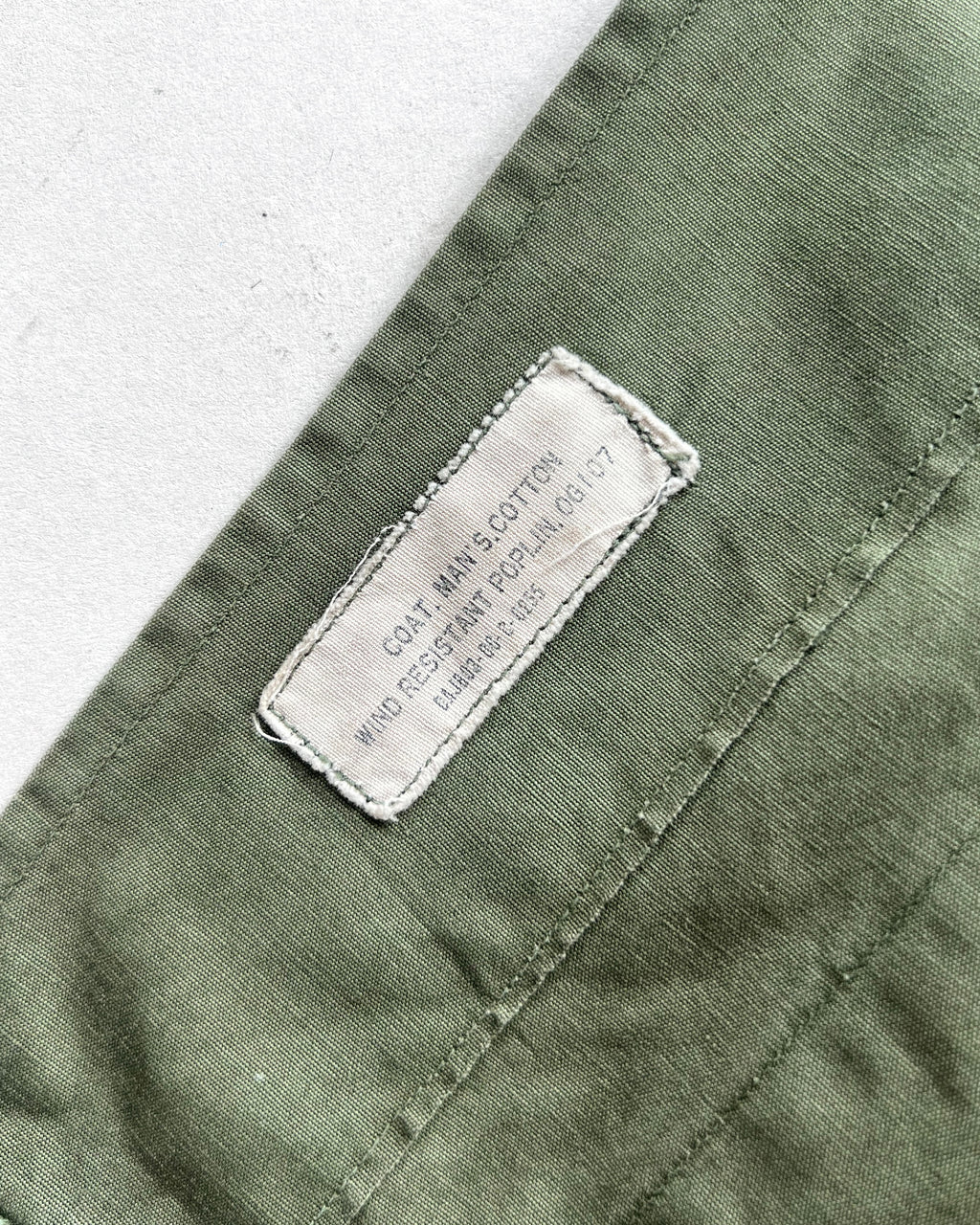 1960S US ARMY 2ND PATTERN SLANT POCKET POPLIN JUNGLE JACKET (M)