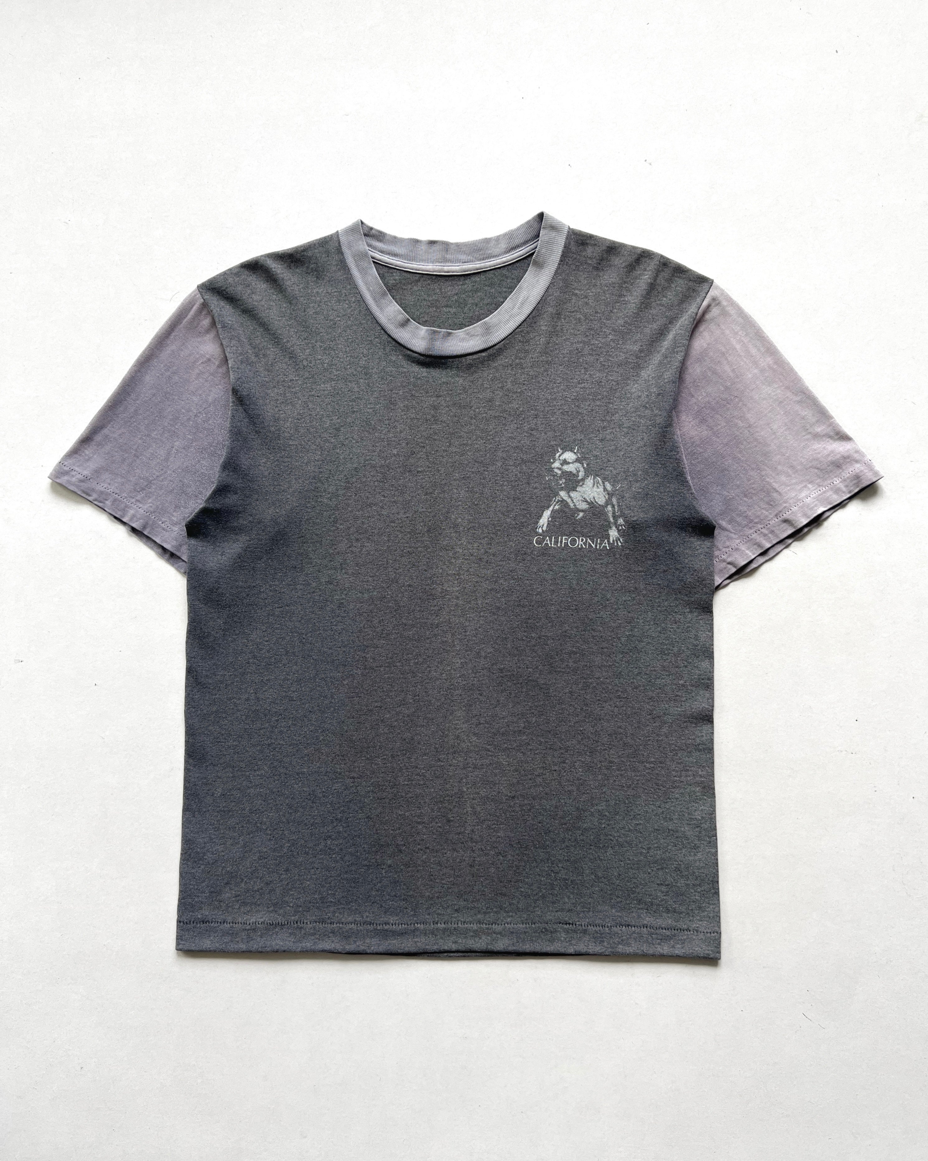 1990S TWO-TONE CALIFORNIA RUDE DOGS SINGLE STITCH TEE (M)