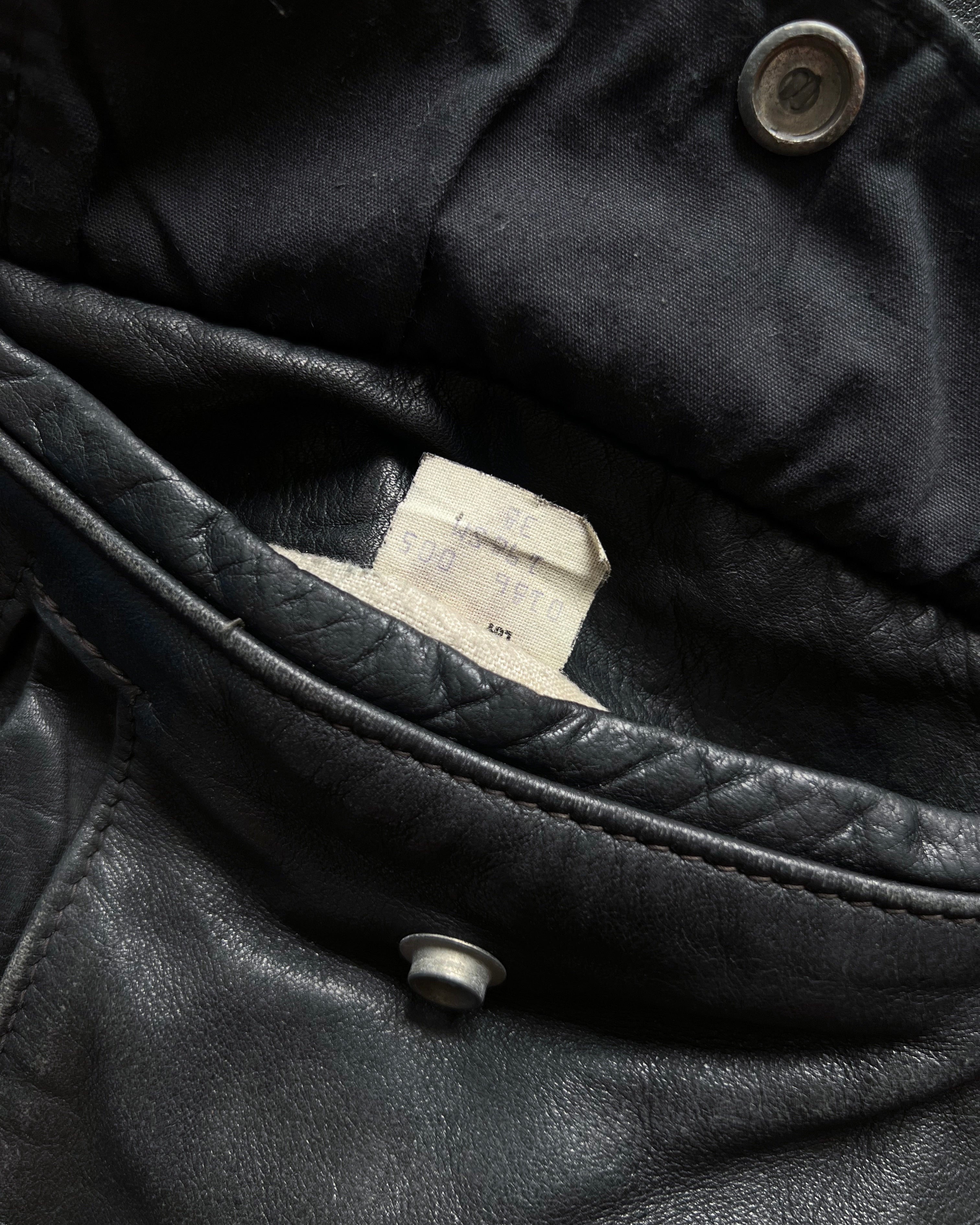 1980S SCHOTT PAINTED A-2 LEATHER JACKET (M)