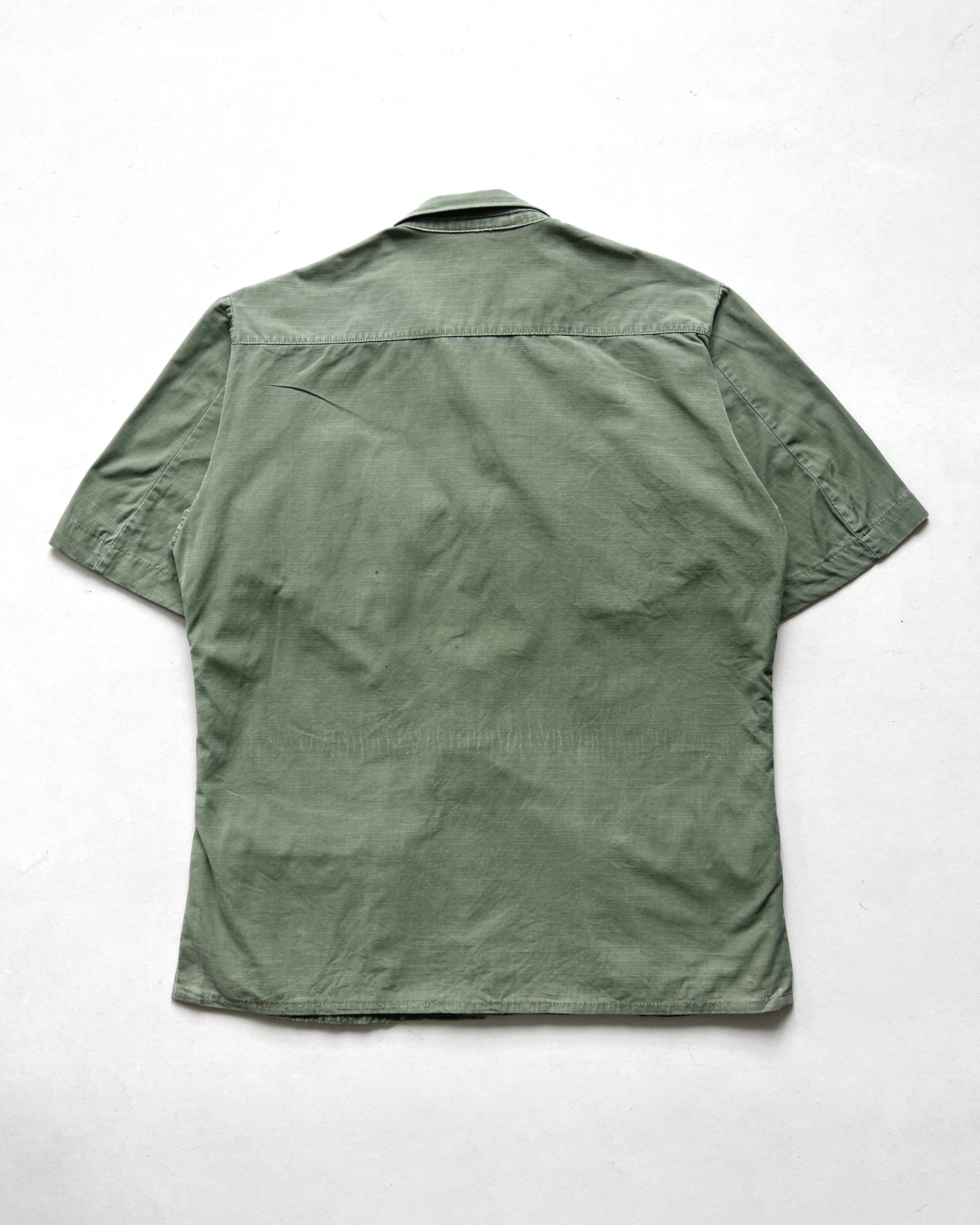 1960S US ARMY SLANT POCKET SHORT SLEEVES JACKET (L)