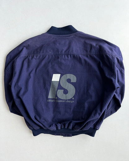 1980S FADED PURPLE ISSEY MIYAKE SPORTS MA-1 BOMBER (L)