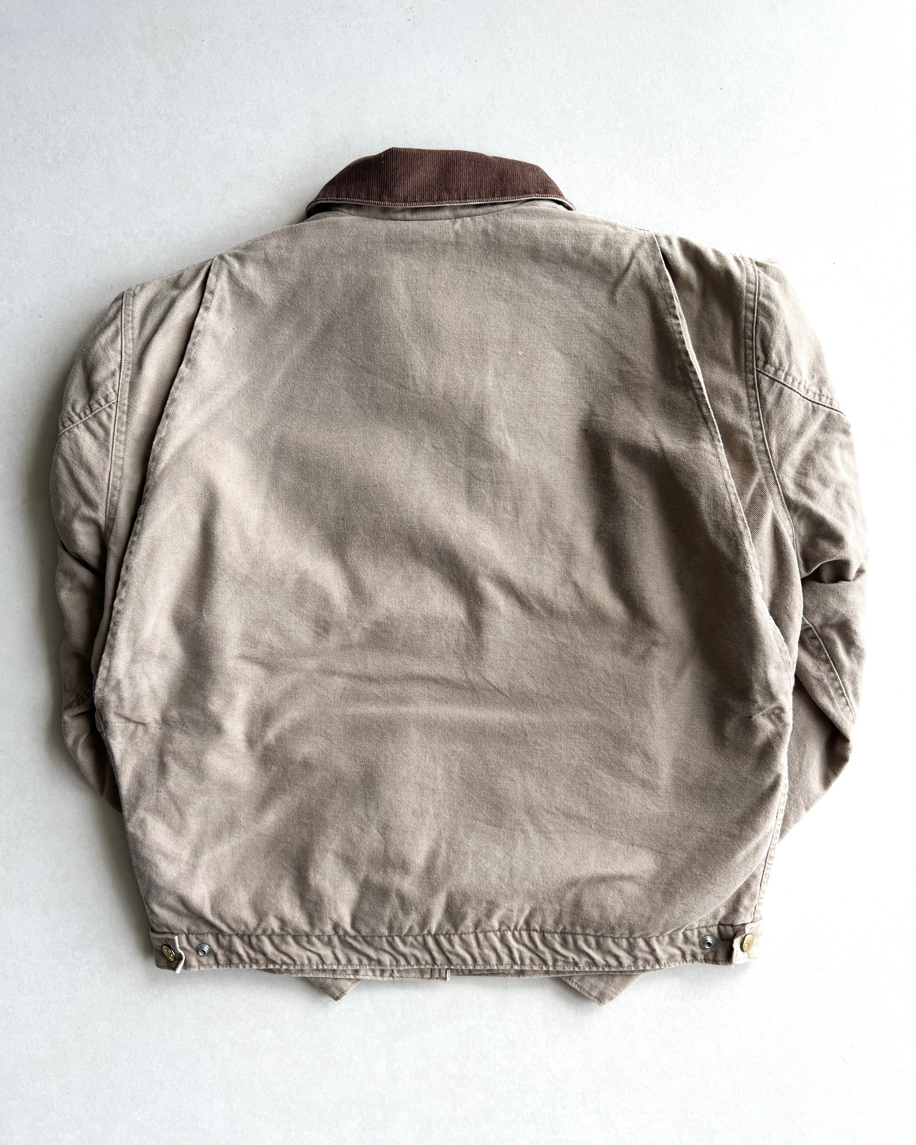 1980S SUN FADED CARTER'S CANVAS WORK JACKET (L)