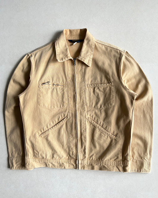 1980S LIGHT YELLOW OSHKOSH WORK JACKET (L)