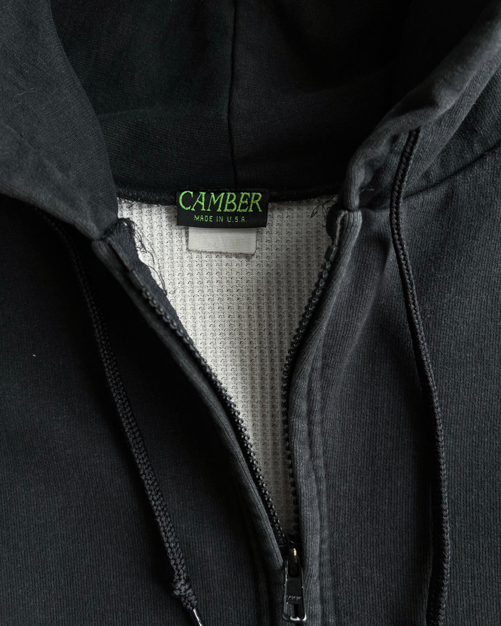 1990S CAMBER HEAVYWEIGHT THERMAL LINED ZIP-UP HOODIE (L)