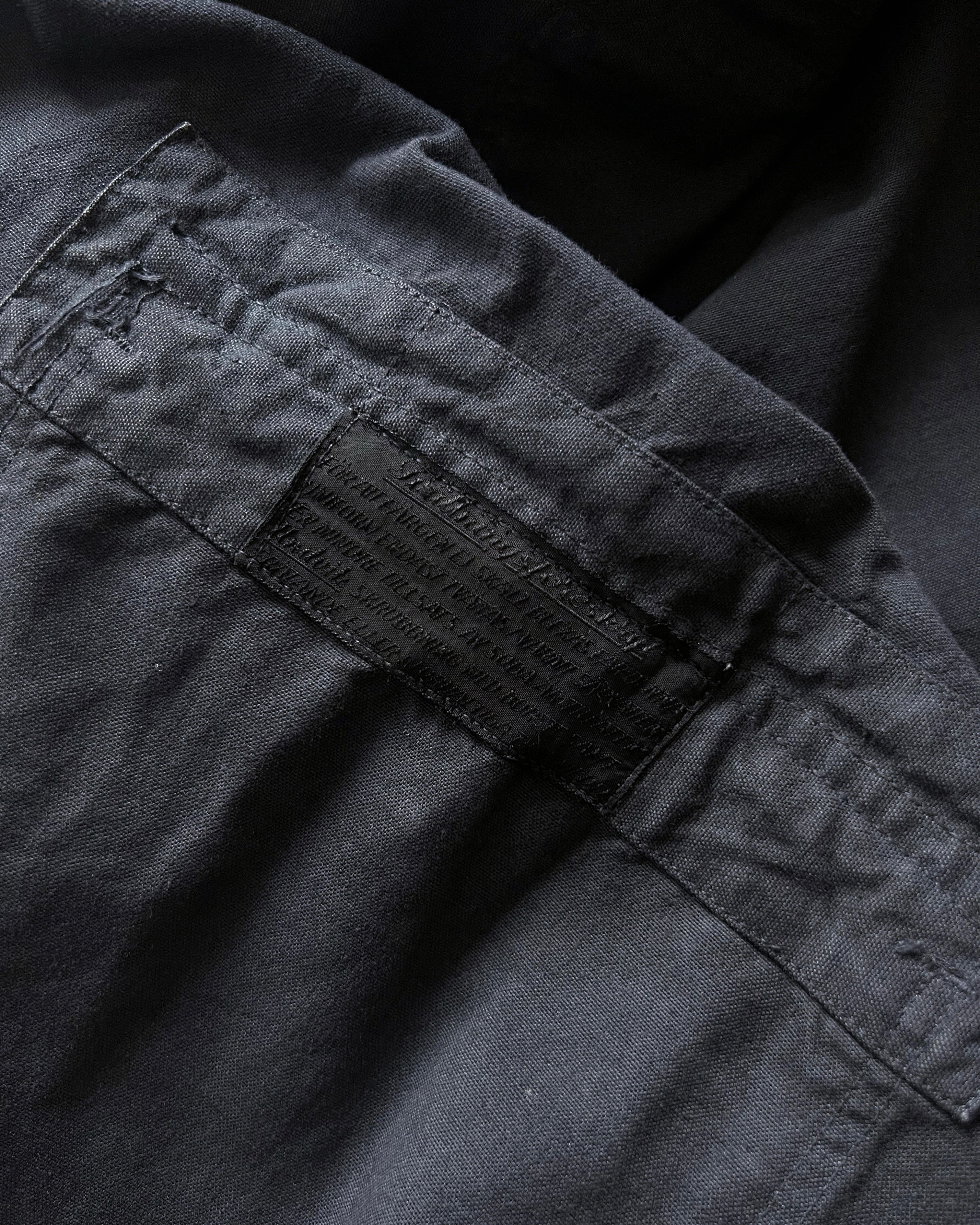 1930S OVERDYED SWEDISH ARMY CHORE JACKET (M)