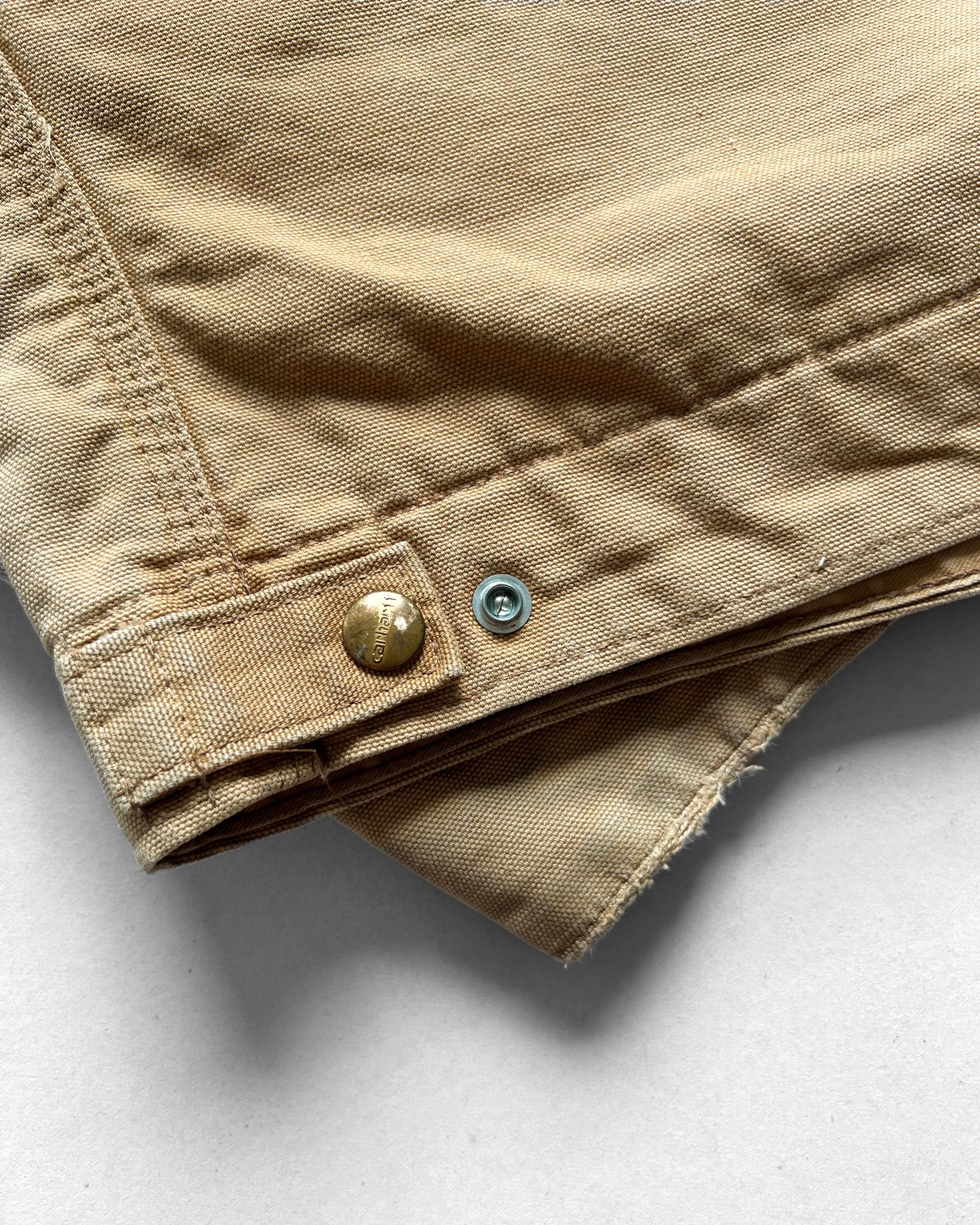 1980S SUN FADED CARHARTT DETROIT WORK JACKET (L)