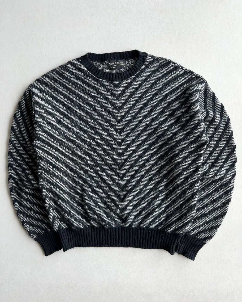 1990S SPRING STREET WOOL KNIT SWEATER (L)