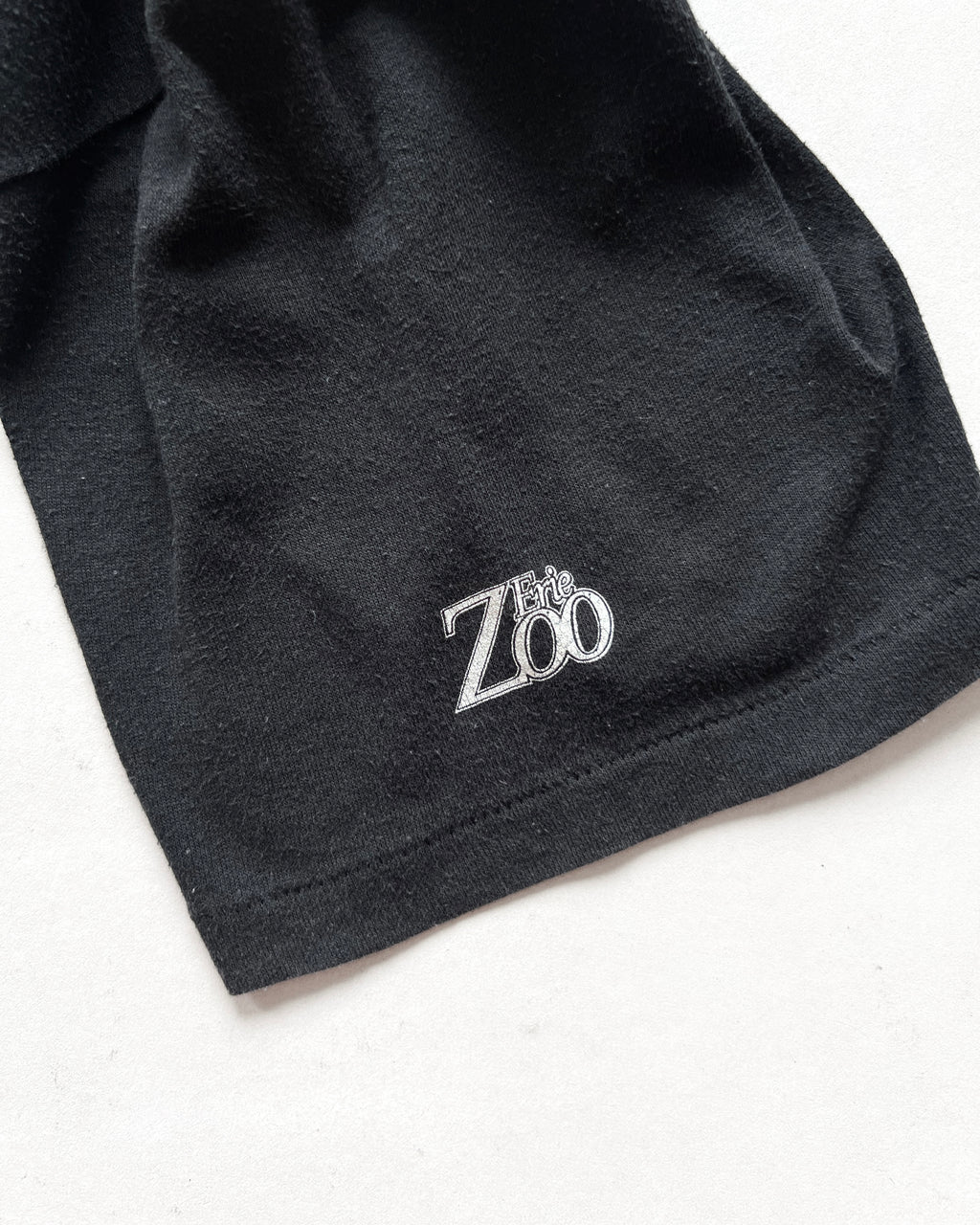 1980S ERIE ZOO ZEBRA GRAPHIC TEE (L)