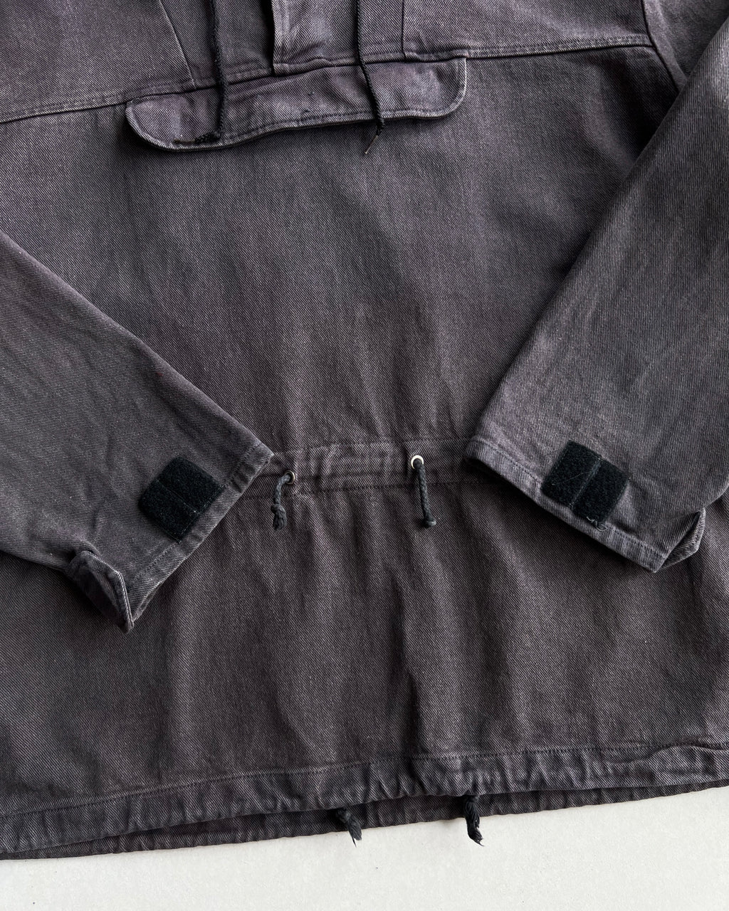 1970S AMERICAN WORKER HOODED SMOCK JACKET (L)