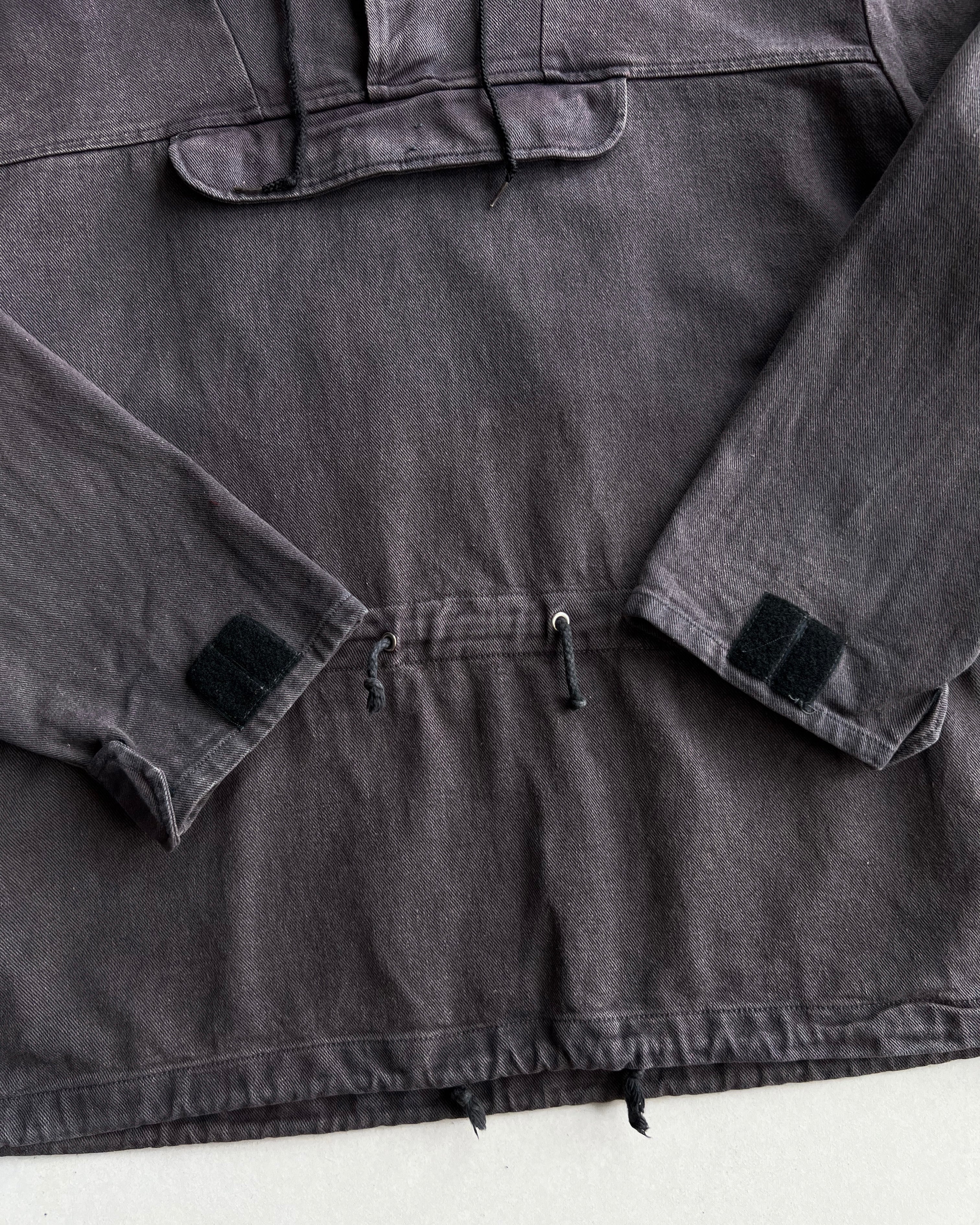 1970S AMERICAN WORKER HOODED SMOCK JACKET (L)