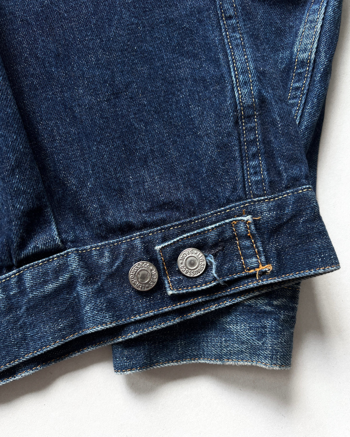1990S LVC 507 BIG E TYPE II SELVEGE DENIM JACKET (44)