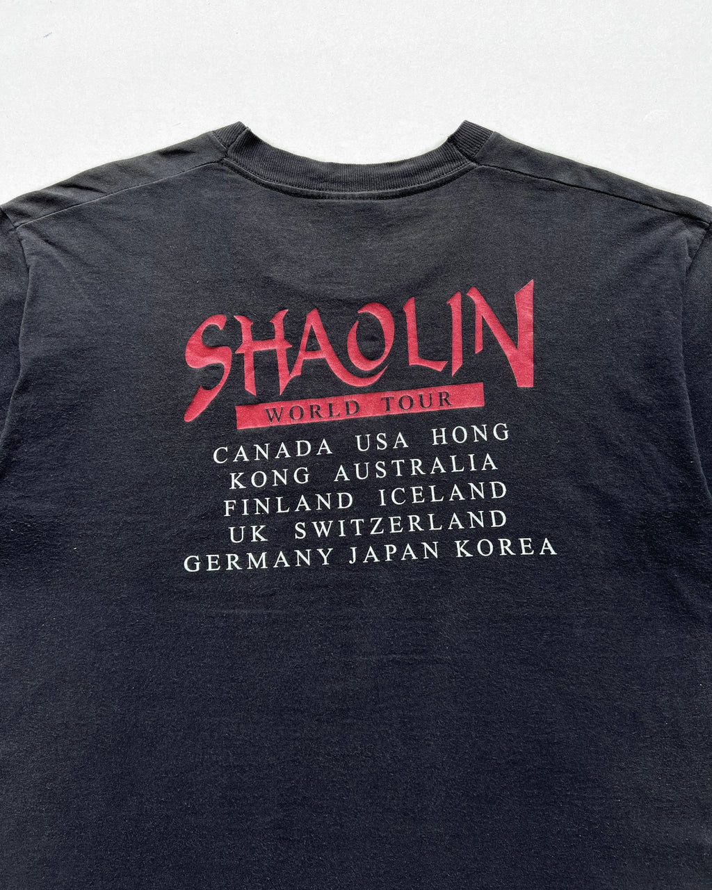 2000S 'SHAOLIN WHEEL OF LIFE' WORLD TOUR TEE (M)