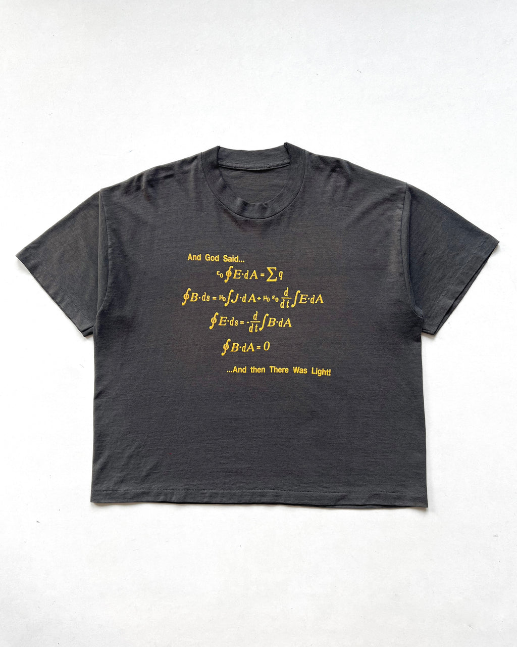 1990S 'AND GOD SAID... AND THEN THERE WAS LIGHT' TEE (XL)