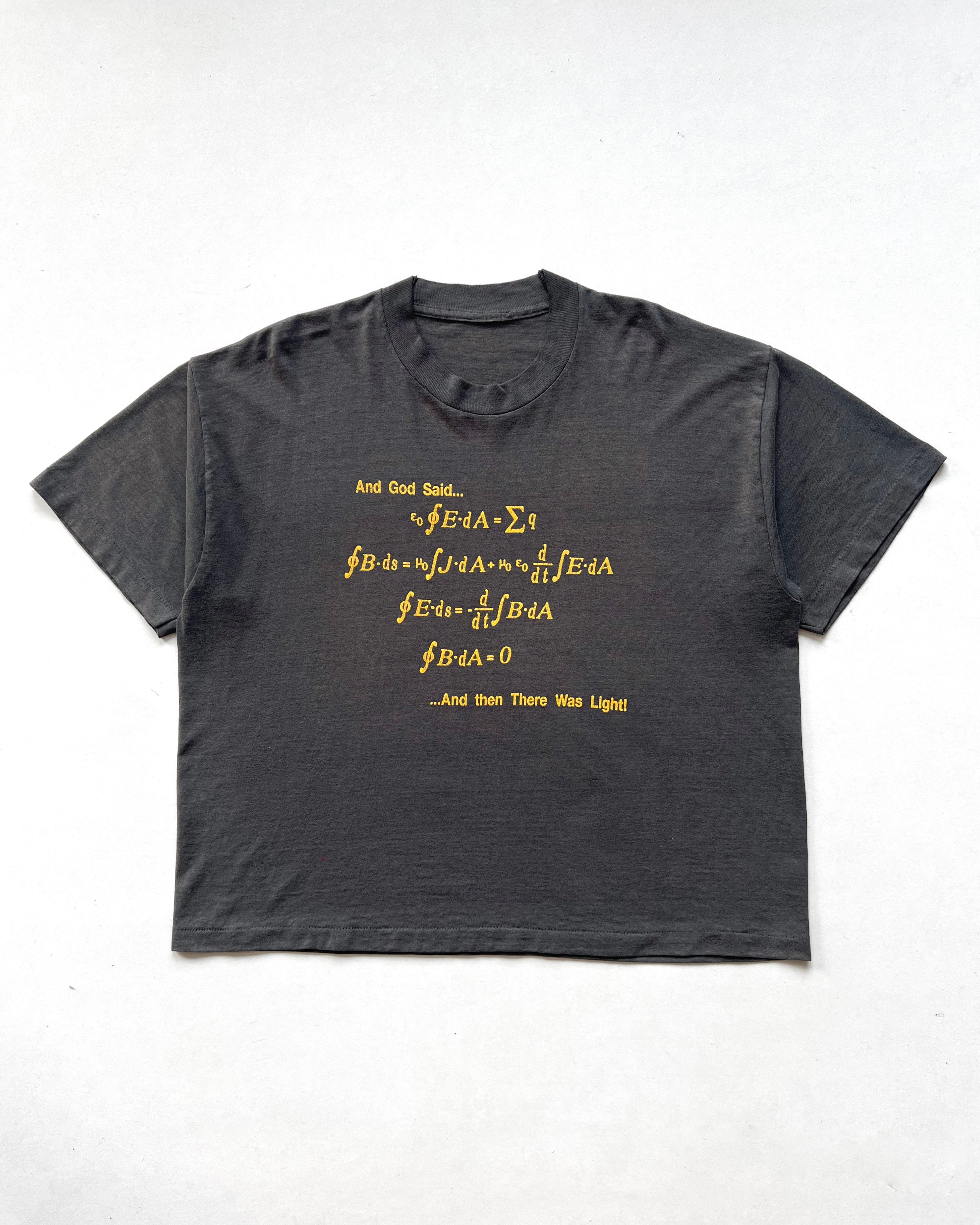 1990S 'AND GOD SAID... AND THEN THERE WAS LIGHT' TEE (XL)