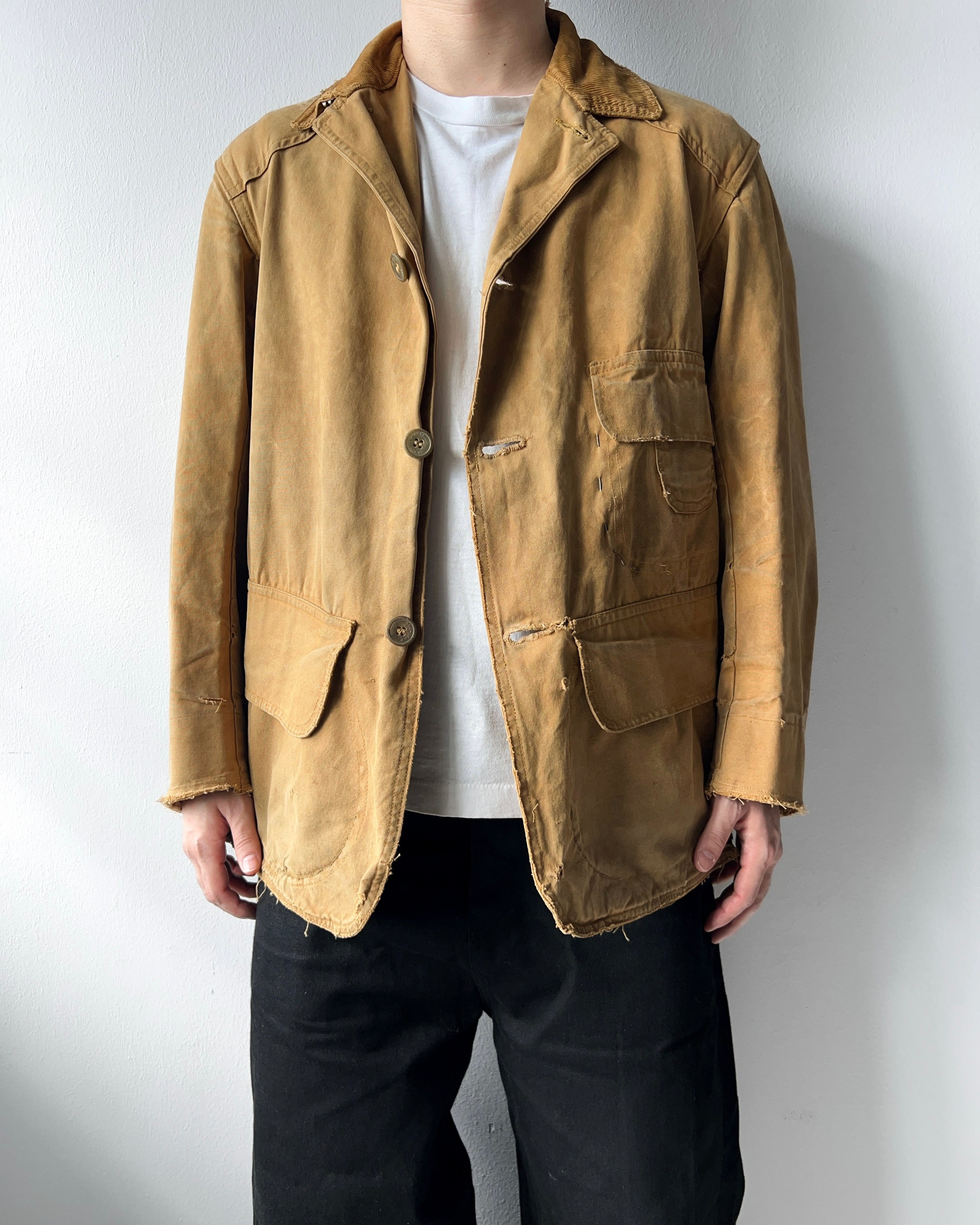 1920S REDHEAD CANVAS HUNTING JACKET (L)