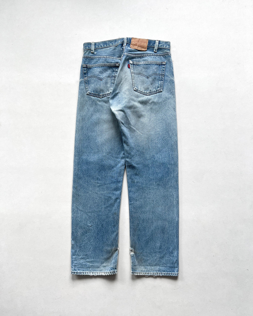 1980S FADED LEVI'S 501 DISTRESSED JEANS (32)