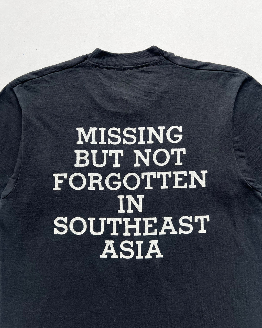 1990S 'POW MIA VIETNAM WAR' SINGLE STITCH TEE (L)