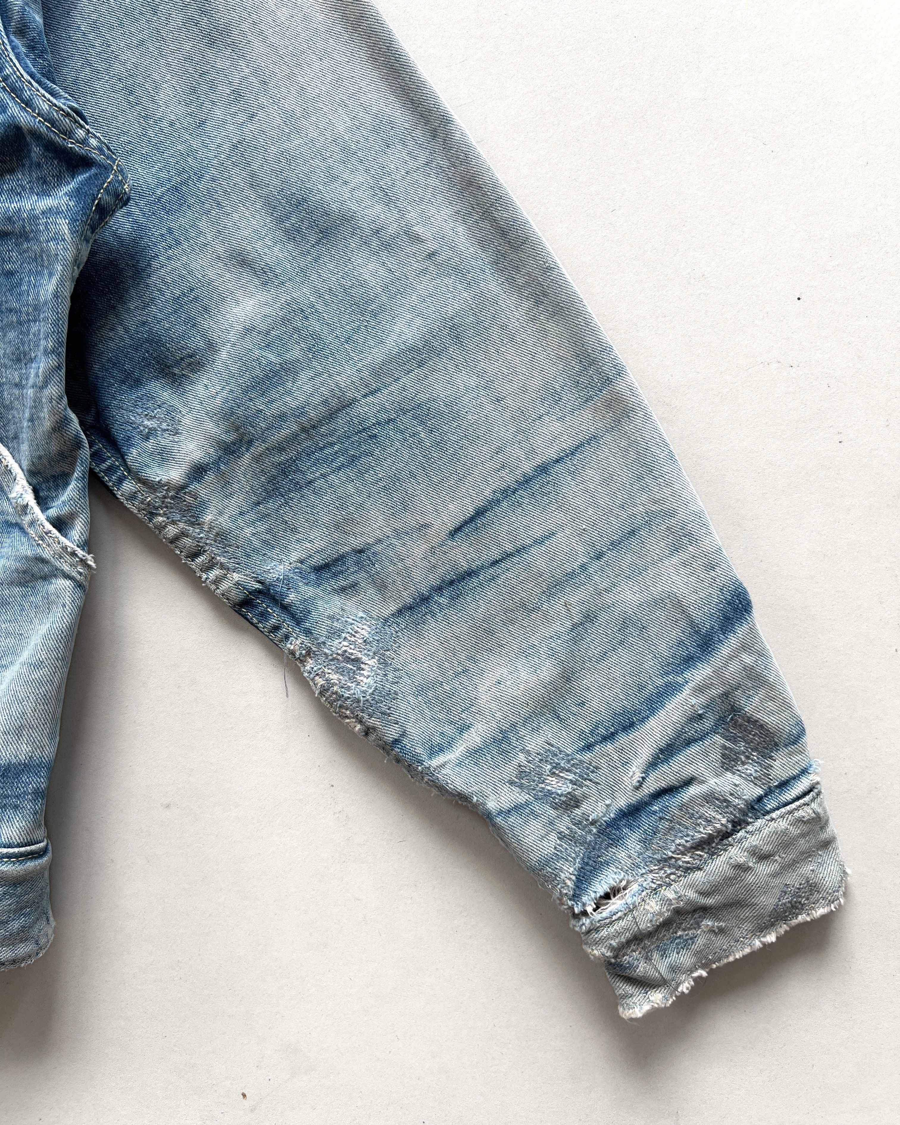 1950S FADED BUCKAROO BY BIG SMITH DENIM JACKET (L)