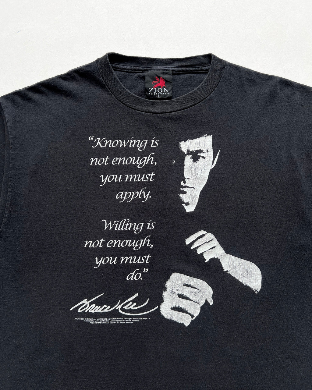2000S BRUCE LEE QUOTE GRAPHIC TEE (XL)
