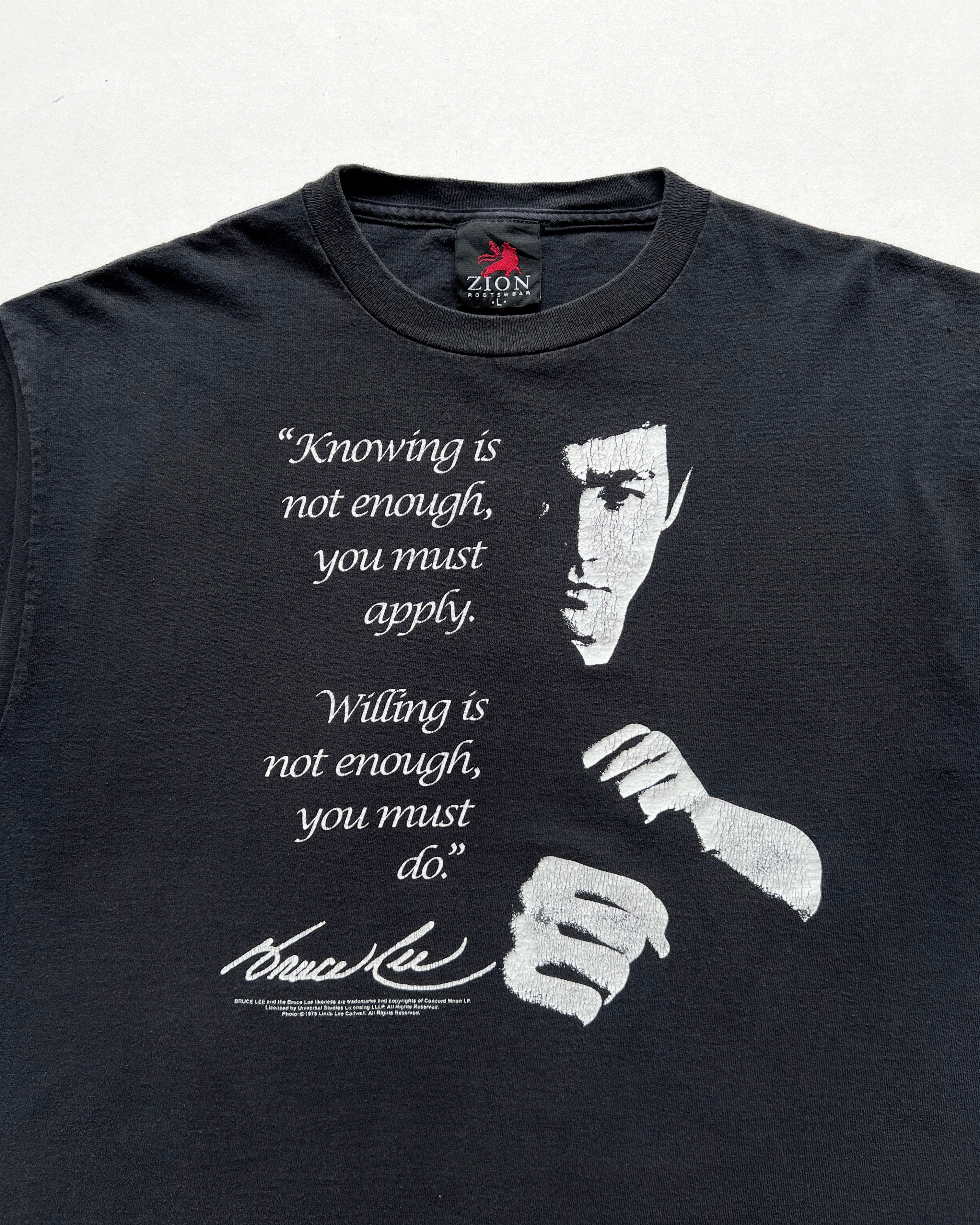 2000S BRUCE LEE QUOTE GRAPHIC TEE (XL)