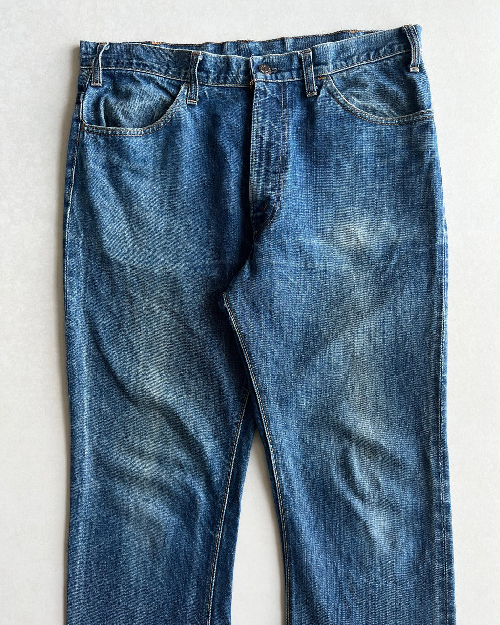 1970S FADED WASHED LEVI'S 646 BOOTCUT JEANS (36X31)