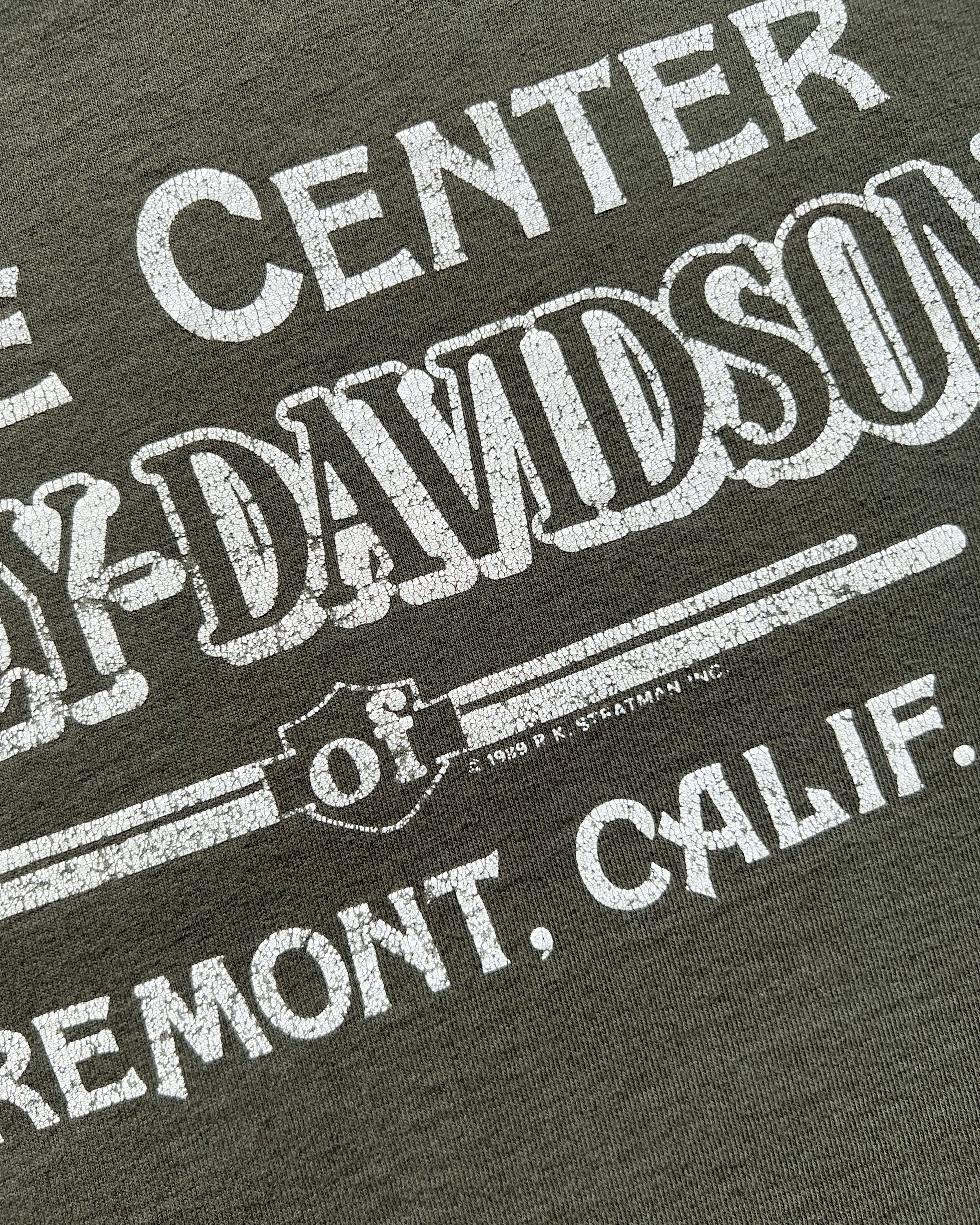 1980S HARLEY DAVIDSON TWO-TONE TEE (L)